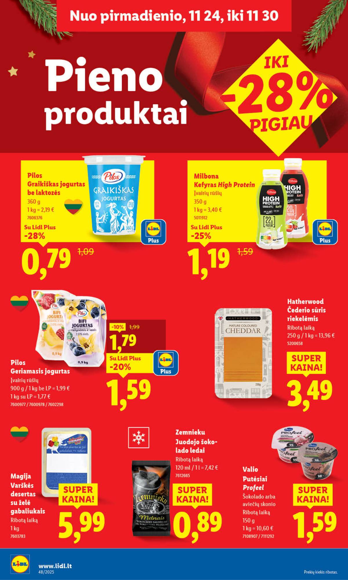Lidl - LIDL SAVAITĖS Maisto prekių akcijų leidinys 24 puslapis