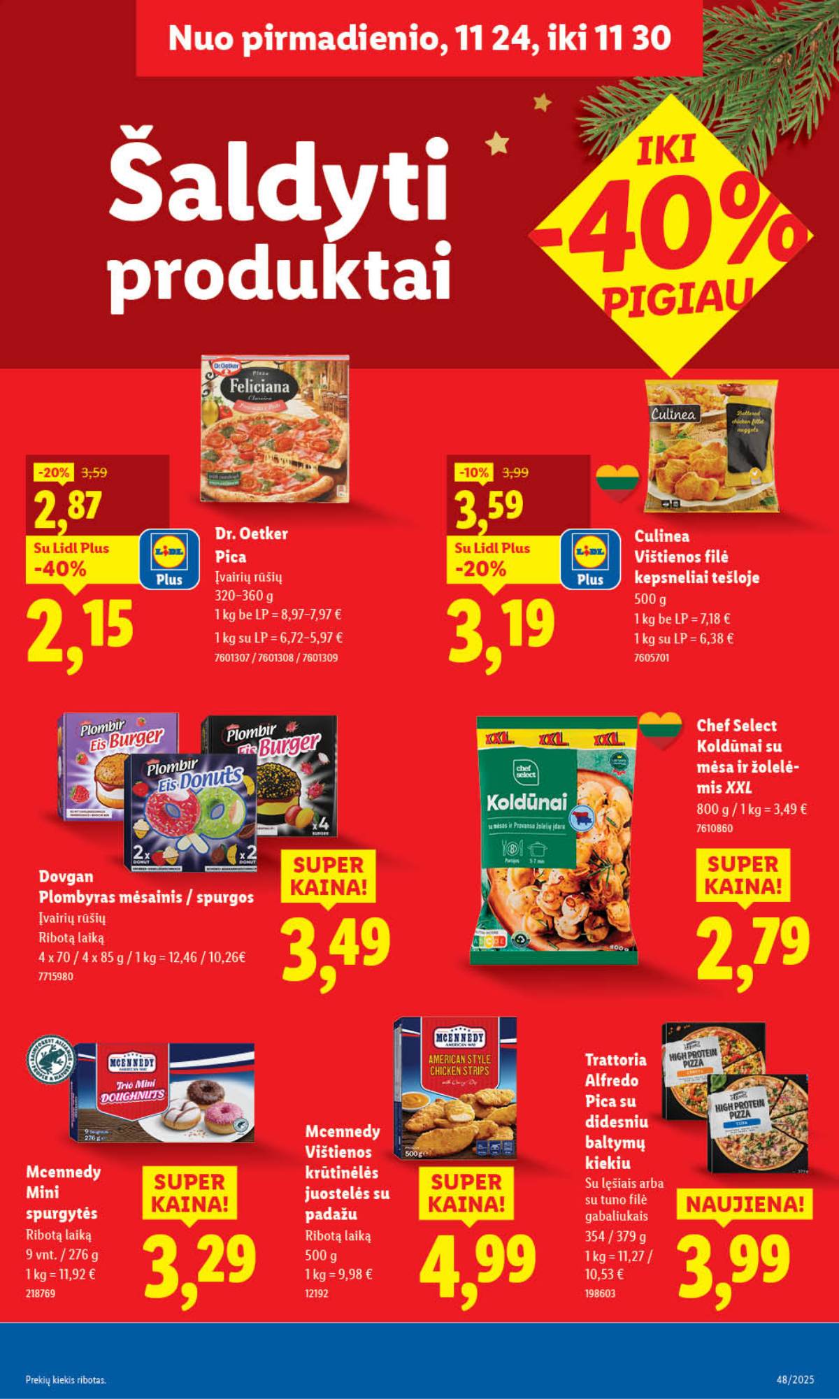 Lidl - LIDL SAVAITĖS Maisto prekių akcijų leidinys 25 puslapis