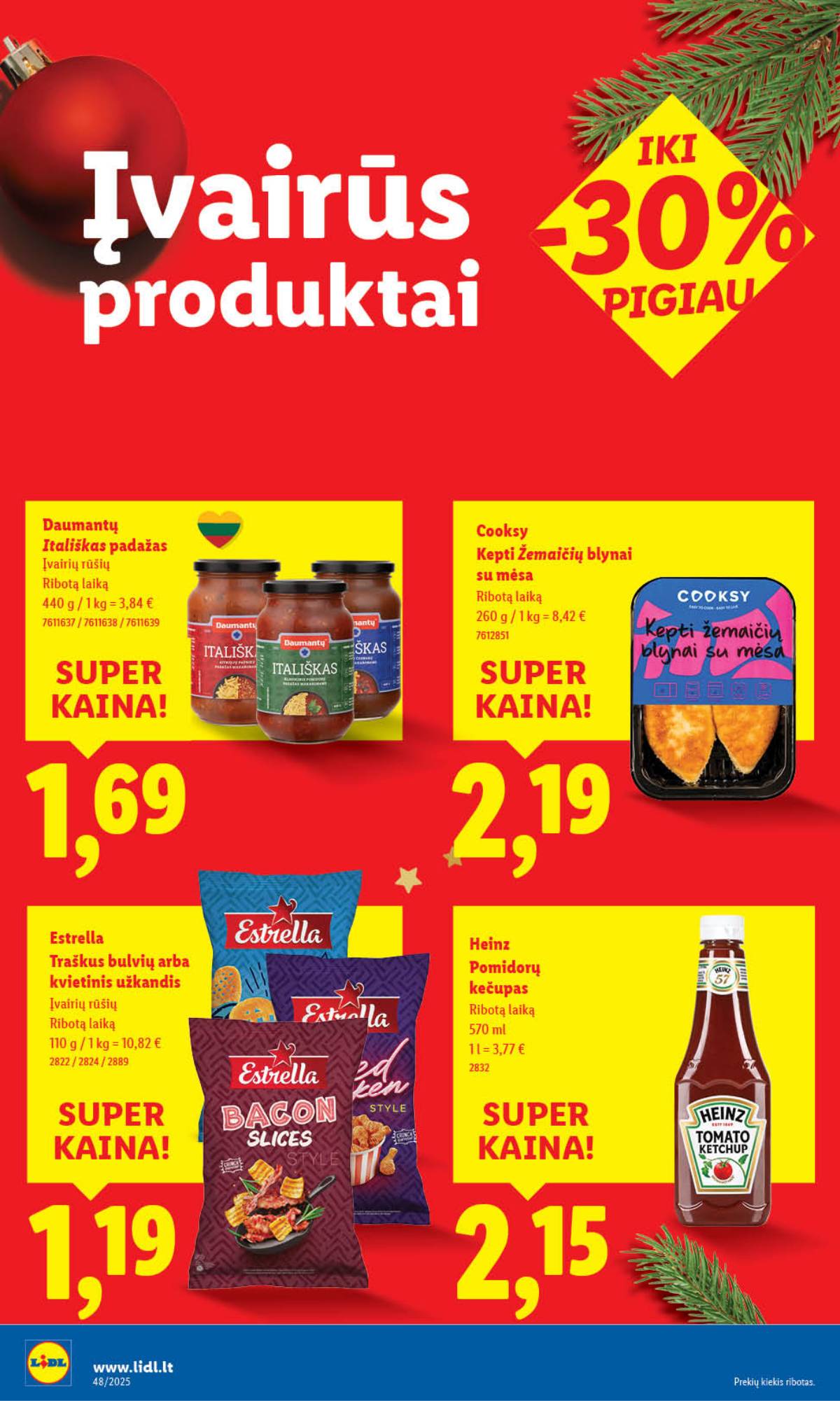 Lidl - LIDL SAVAITĖS Maisto prekių akcijų leidinys 28 puslapis