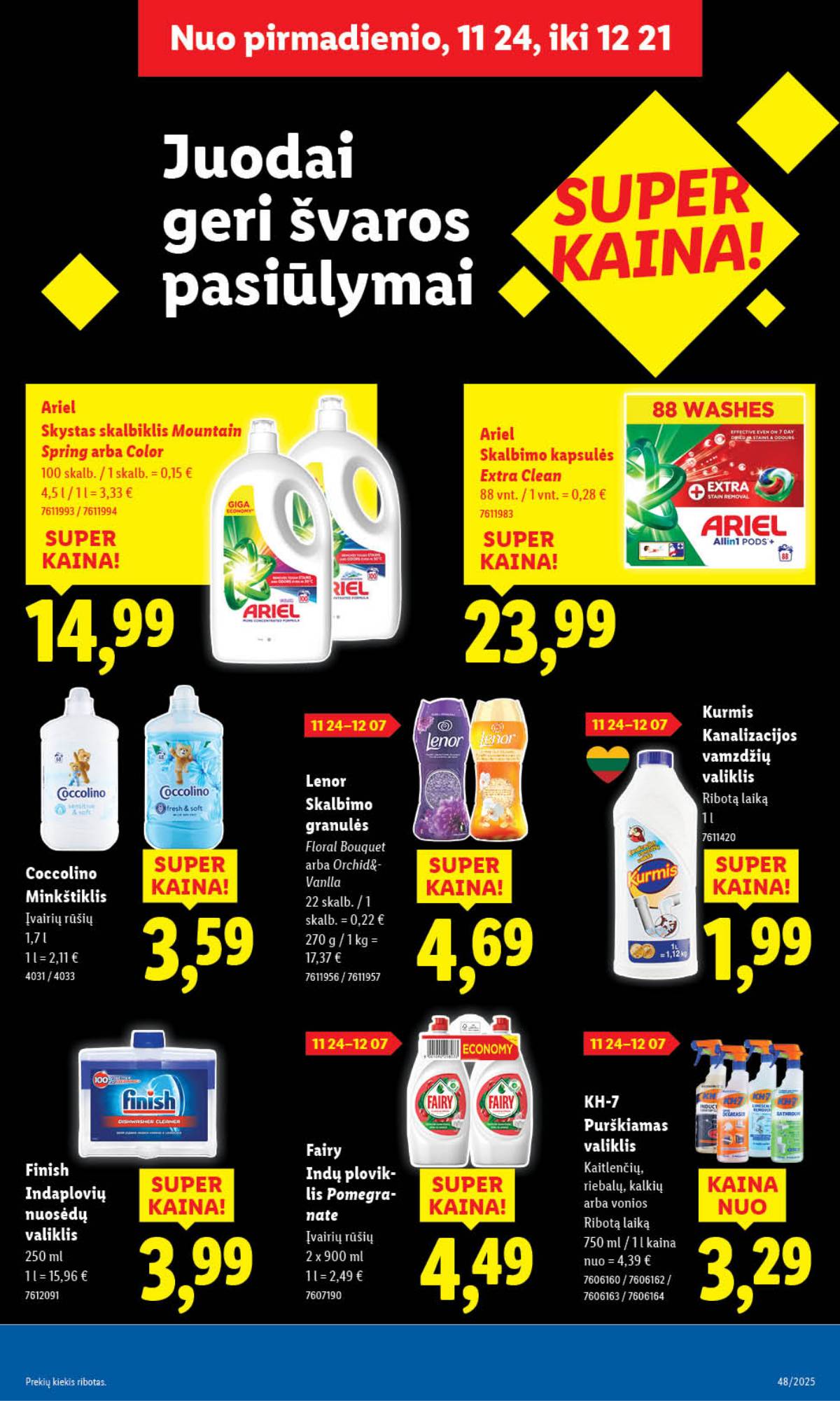 Lidl - LIDL SAVAITĖS Maisto prekių akcijų leidinys 3 puslapis