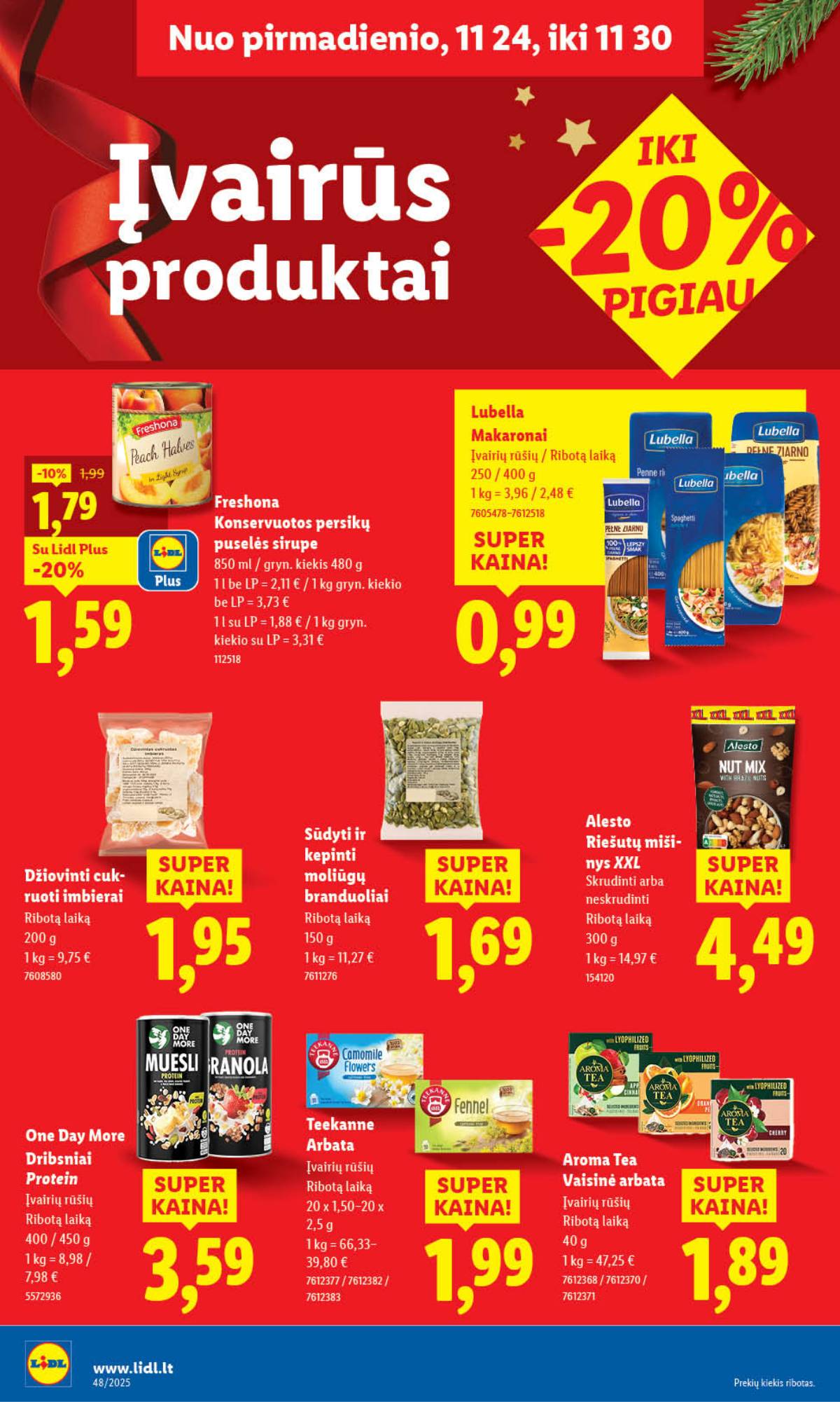 Lidl - LIDL SAVAITĖS Maisto prekių akcijų leidinys 34 puslapis