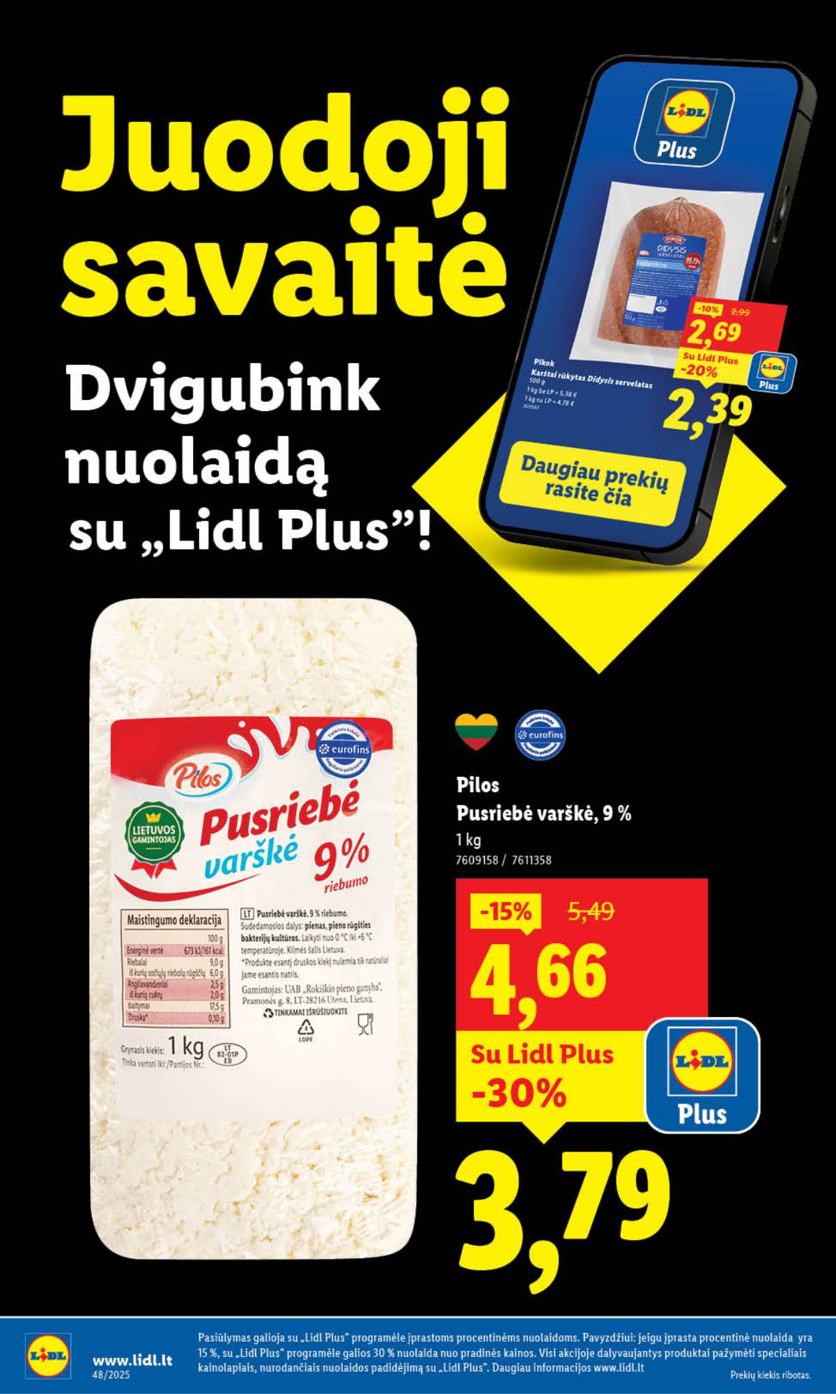 Lidl - LIDL SAVAITĖS Maisto prekių akcijų leidinys 4 puslapis