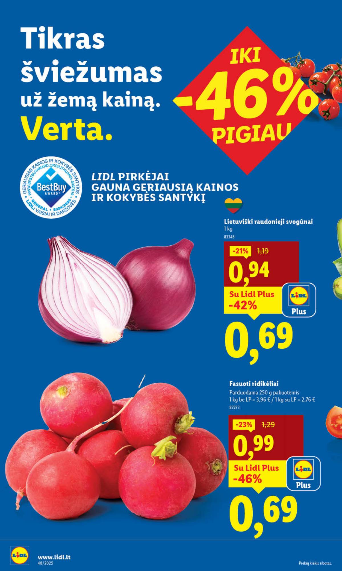 Lidl - LIDL SAVAITĖS Maisto prekių akcijų leidinys 6 puslapis