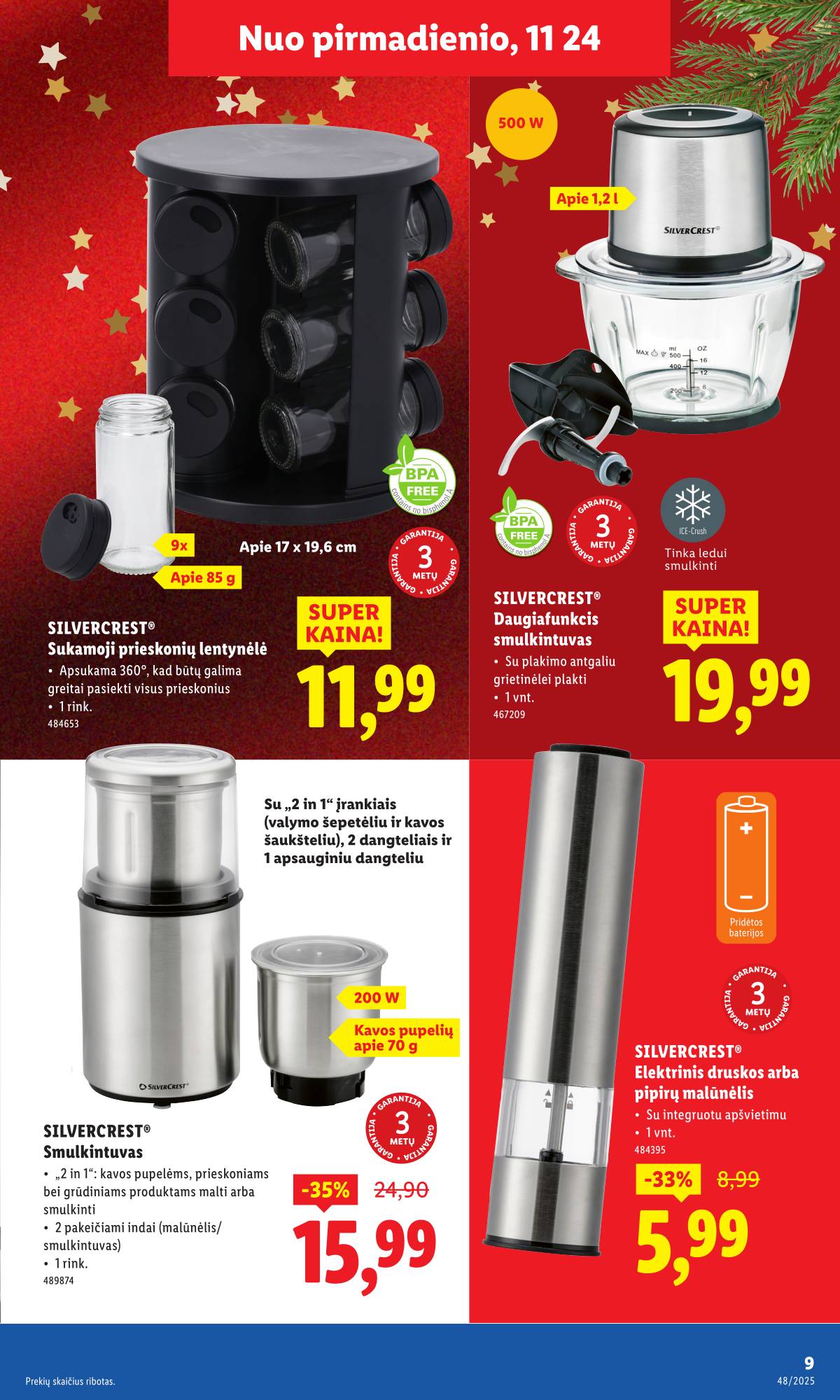 Lidl - LIDL Ne maisto prekių akcijų leidinys 9 puslapis