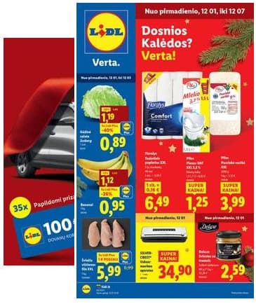 Lidl - LIDL SAVAITĖS Maisto prekių akcijų leidinys 2025-12-01 – 2025-12-07
