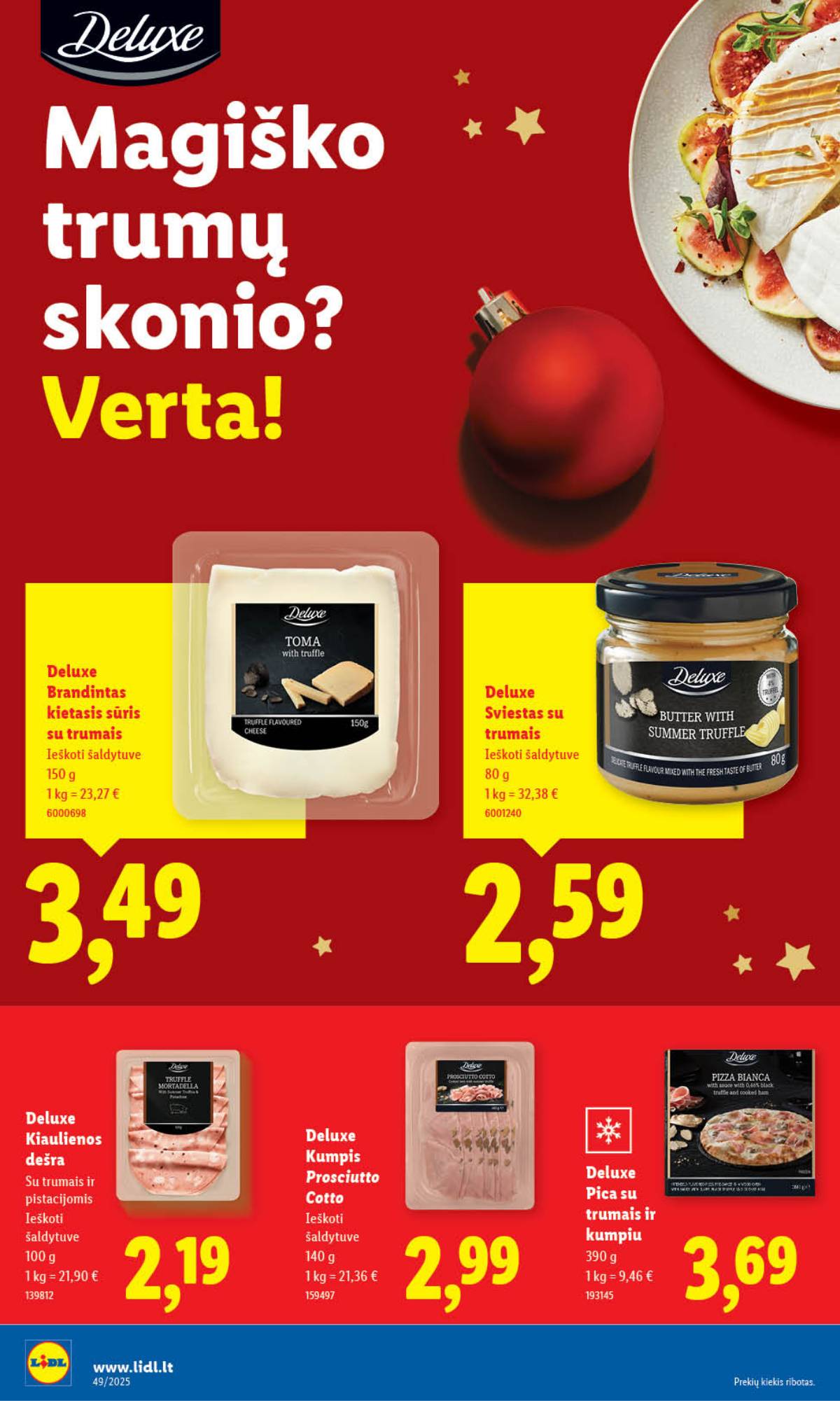 Lidl - LIDL SAVAITĖS Maisto prekių akcijų leidinys 12 puslapis