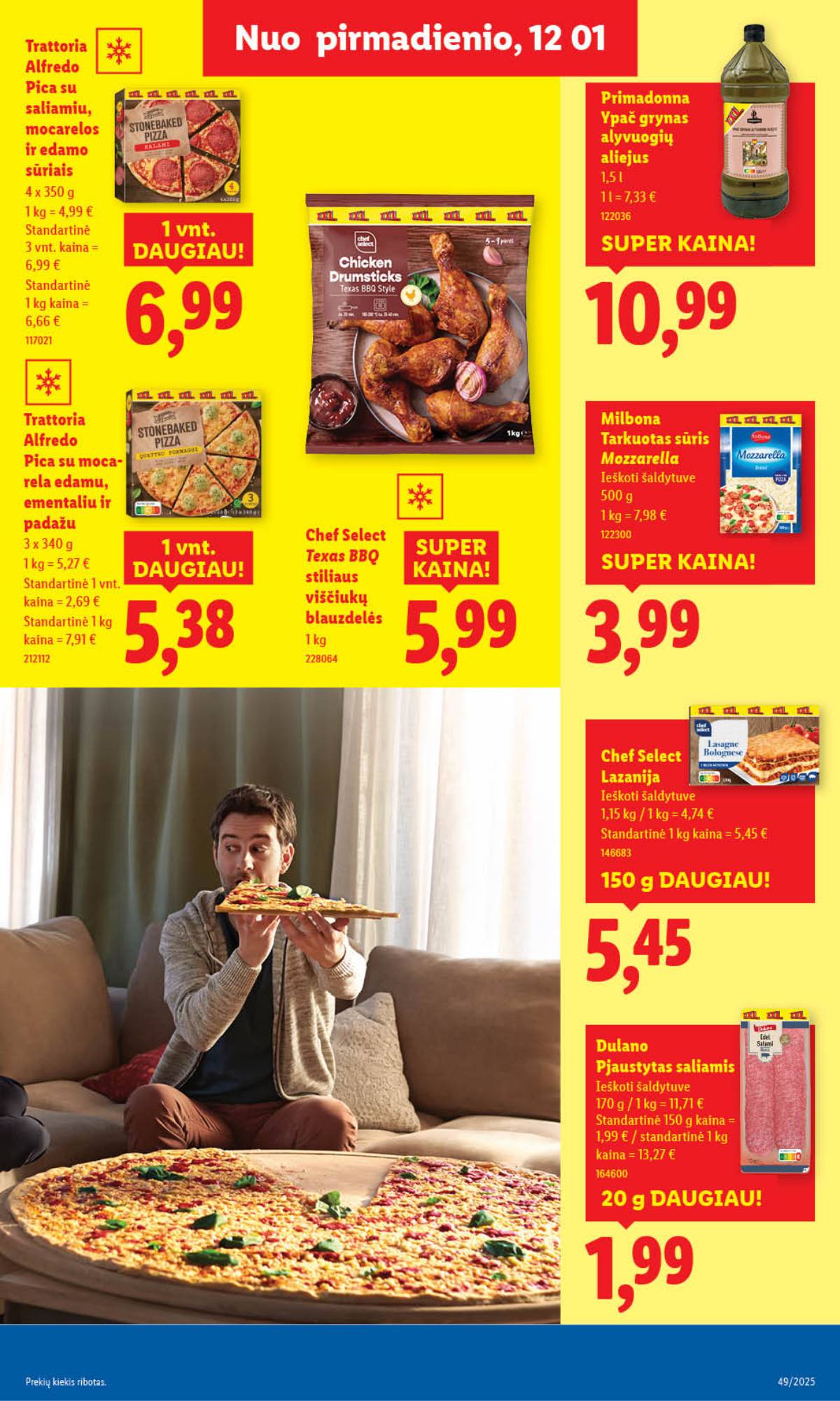 Lidl - LIDL SAVAITĖS Maisto prekių akcijų leidinys 19 puslapis