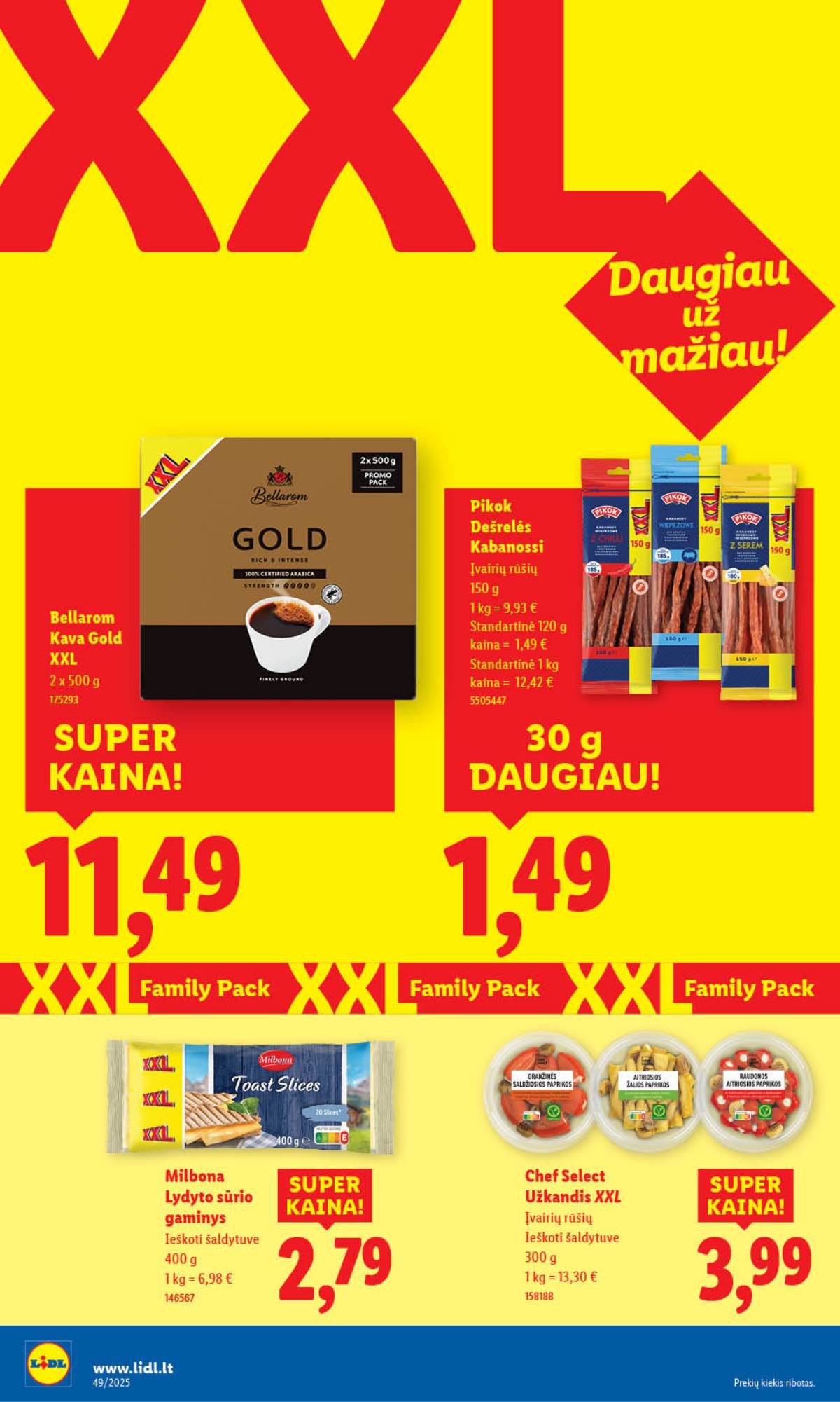 Lidl - LIDL SAVAITĖS Maisto prekių akcijų leidinys 20 puslapis