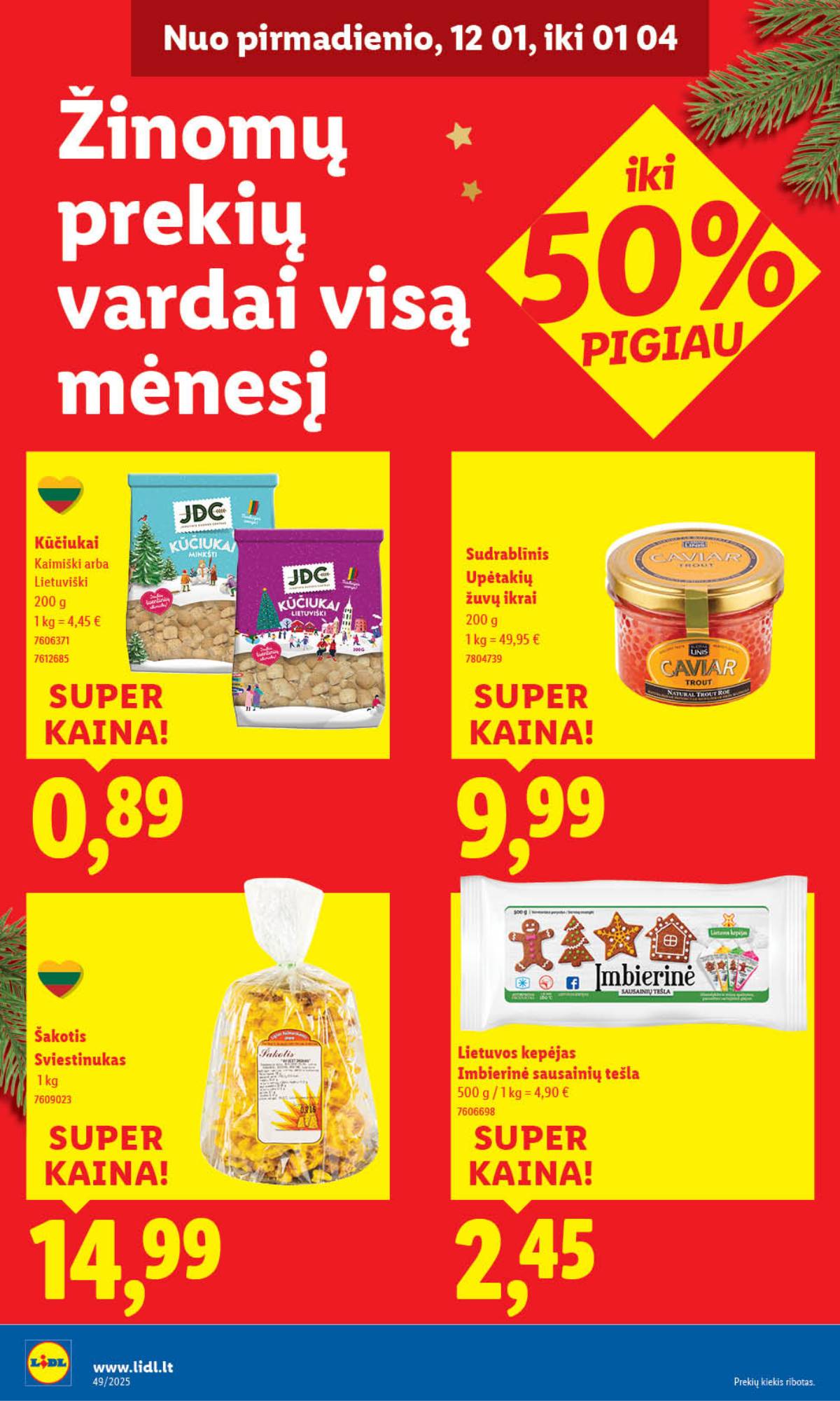 Lidl - LIDL SAVAITĖS Maisto prekių akcijų leidinys 22 puslapis
