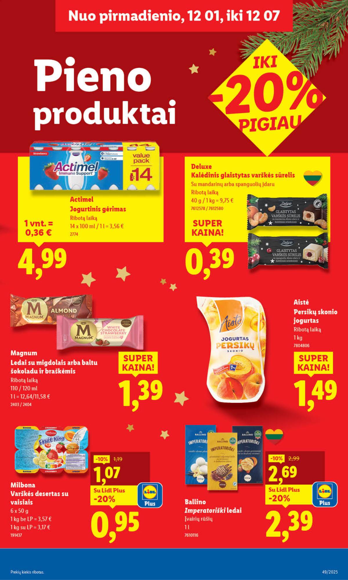 Lidl - LIDL SAVAITĖS Maisto prekių akcijų leidinys 29 puslapis