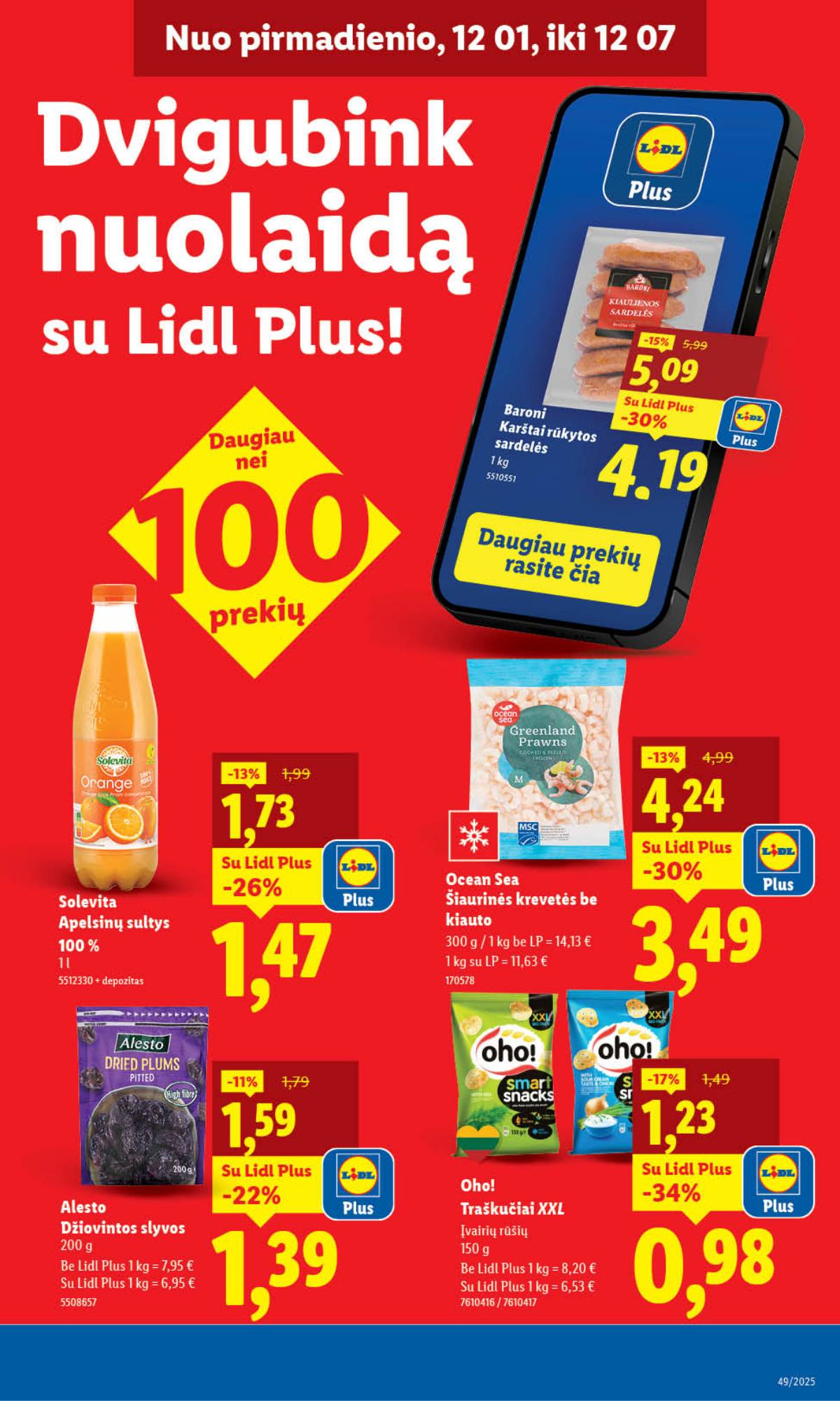 Lidl - LIDL SAVAITĖS Maisto prekių akcijų leidinys 3 puslapis
