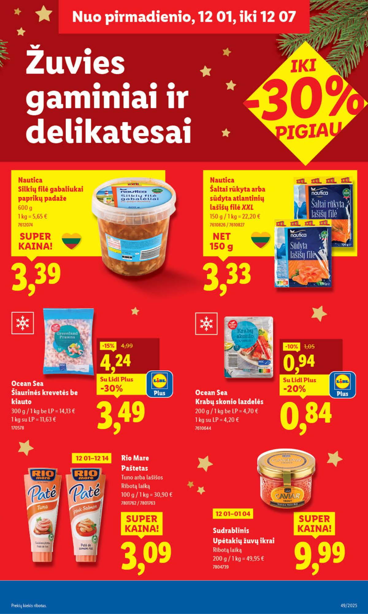 Lidl - LIDL SAVAITĖS Maisto prekių akcijų leidinys 31 puslapis
