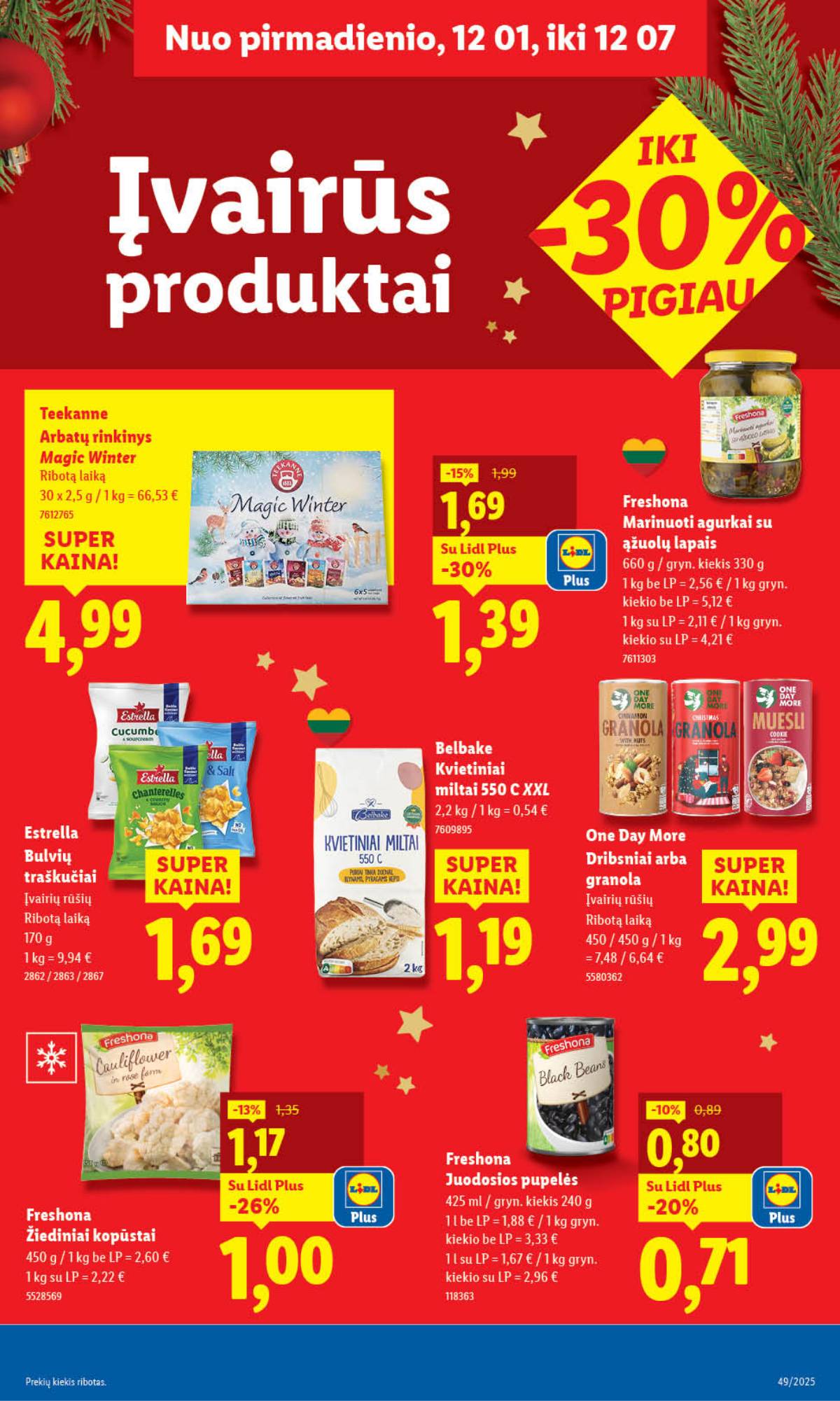 Lidl - LIDL SAVAITĖS Maisto prekių akcijų leidinys 33 puslapis