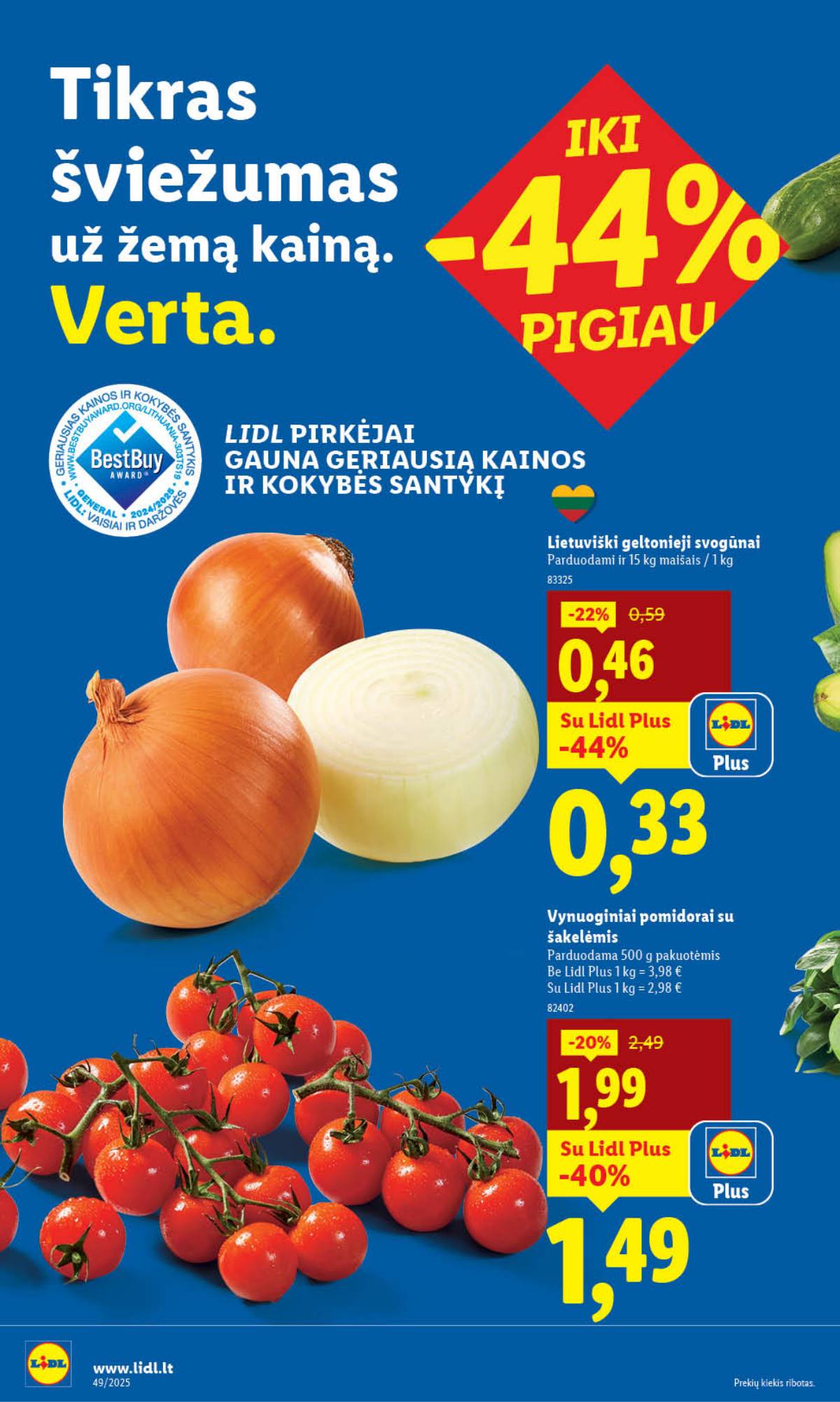Lidl - LIDL SAVAITĖS Maisto prekių akcijų leidinys 4 puslapis
