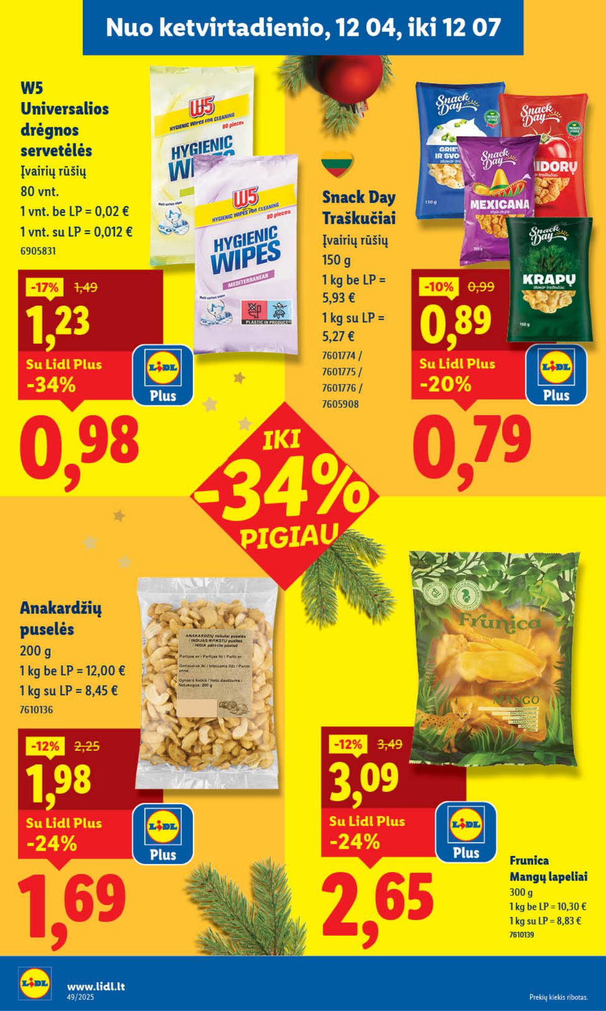 Lidl - LIDL SAVAITĖS Maisto prekių akcijų leidinys 48 puslapis