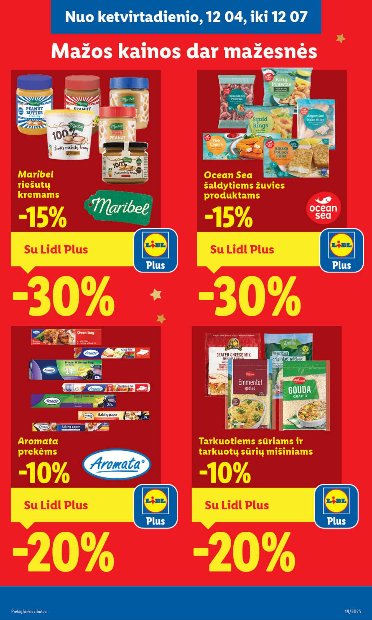 Lidl - LIDL SAVAITĖS Maisto prekių akcijų leidinys 49 puslapis