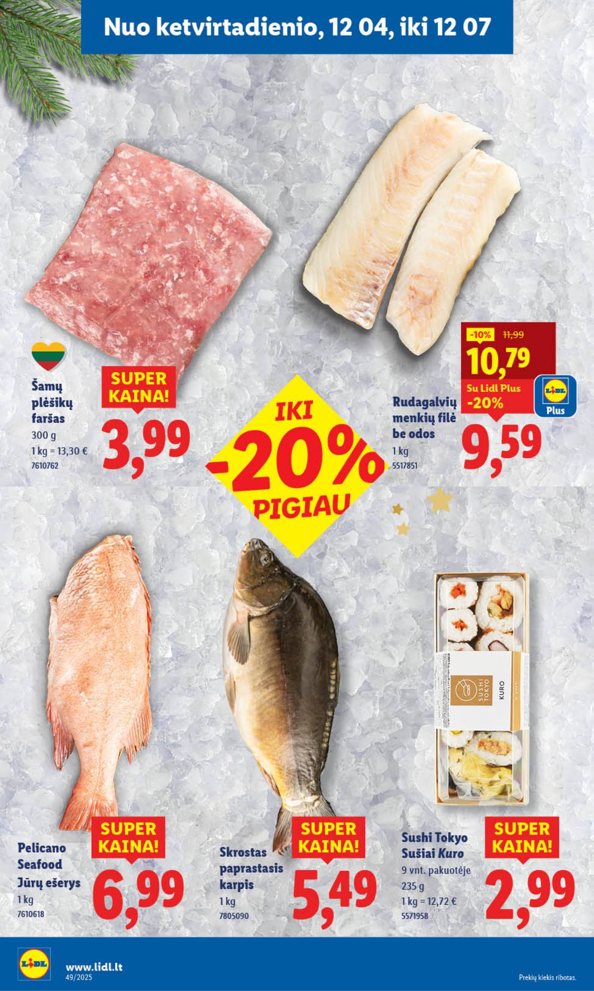 Lidl - LIDL SAVAITĖS Maisto prekių akcijų leidinys 50 puslapis