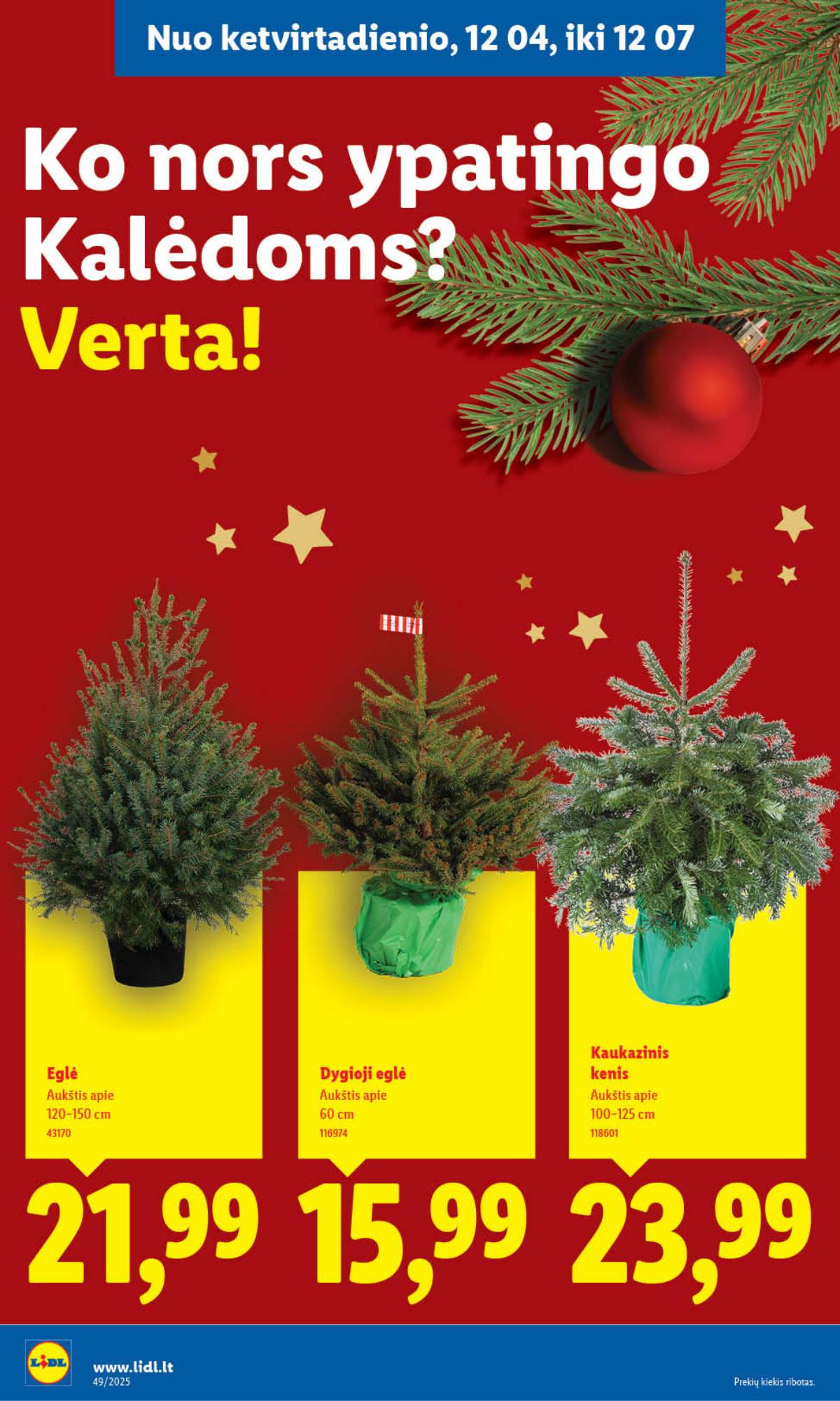 Lidl - LIDL SAVAITĖS Maisto prekių akcijų leidinys 52 puslapis