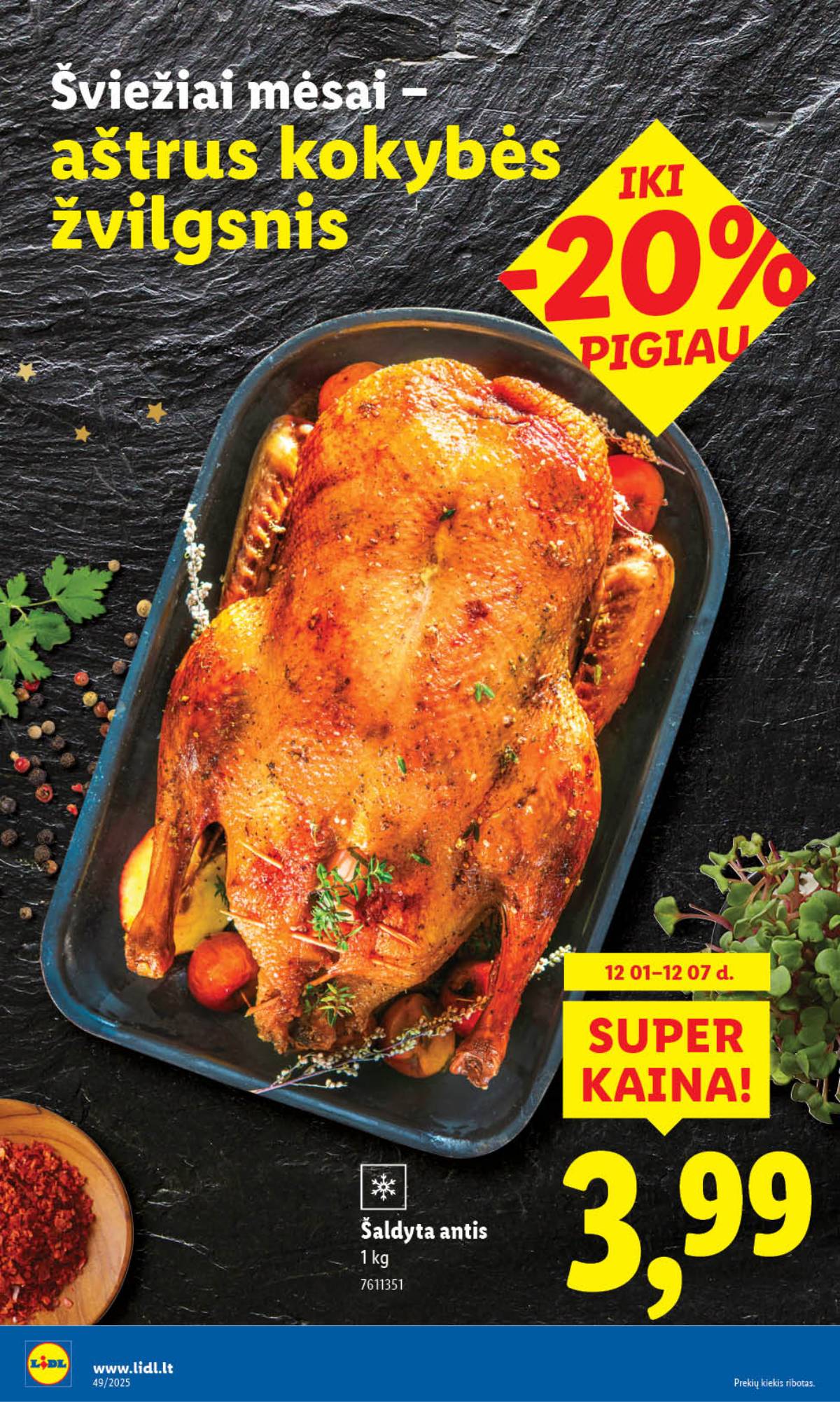 Lidl - LIDL SAVAITĖS Maisto prekių akcijų leidinys 8 puslapis