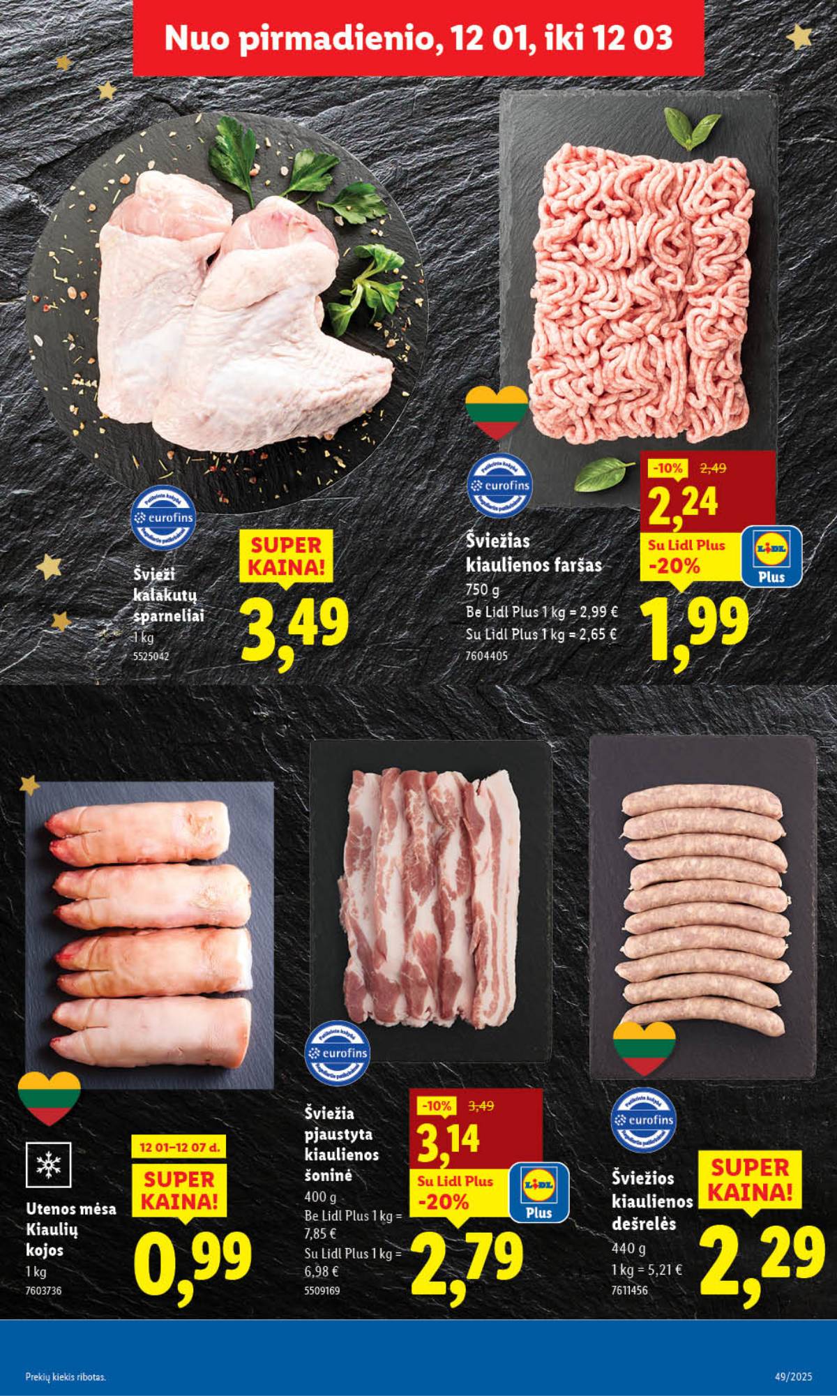 Lidl - LIDL SAVAITĖS Maisto prekių akcijų leidinys 9 puslapis