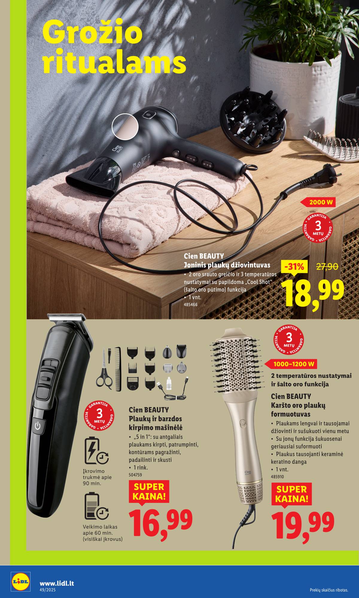 Lidl - LIDL Ne maisto prekių akcijų leidinys 14 puslapis