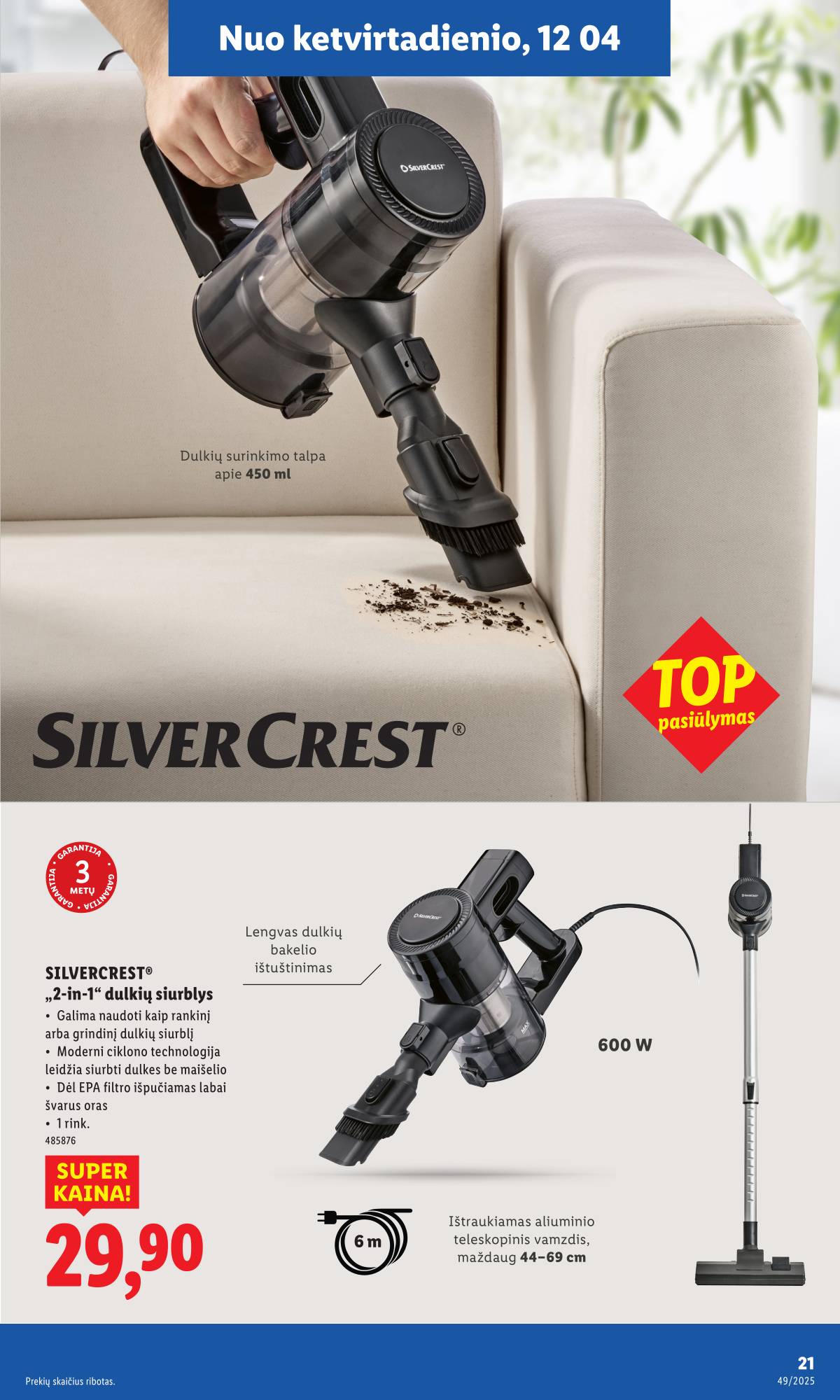 Lidl - LIDL Ne maisto prekių akcijų leidinys 21 puslapis