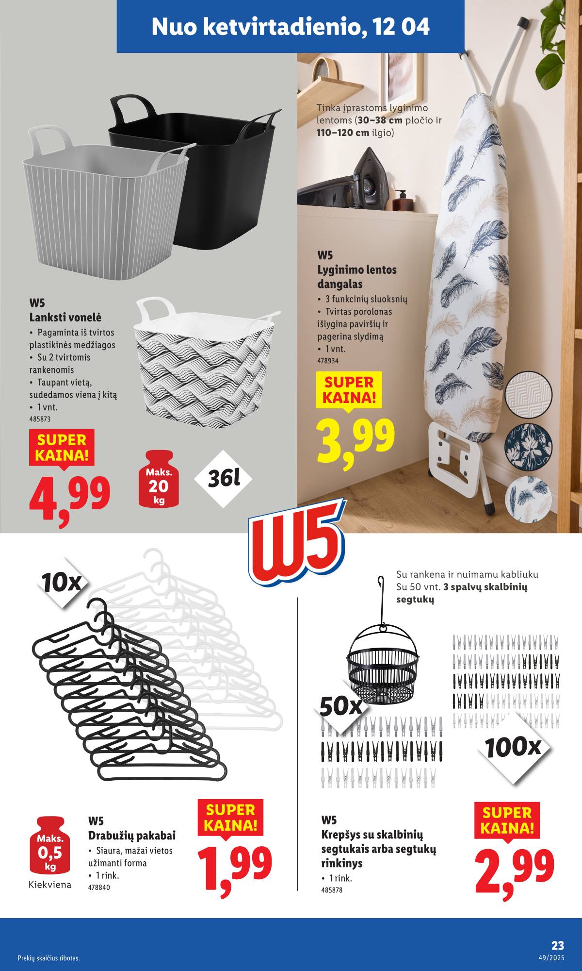 Lidl - LIDL Ne maisto prekių akcijų leidinys 23 puslapis