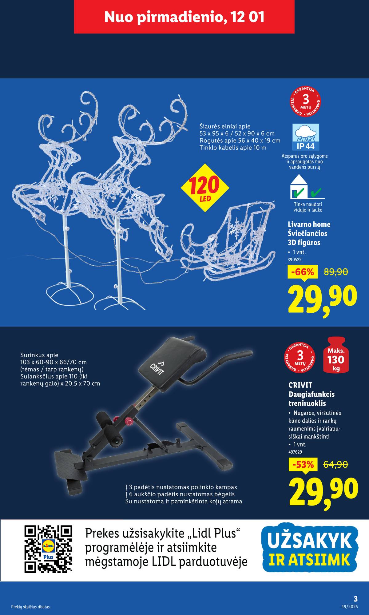 Lidl - LIDL Ne maisto prekių akcijų leidinys 3 puslapis