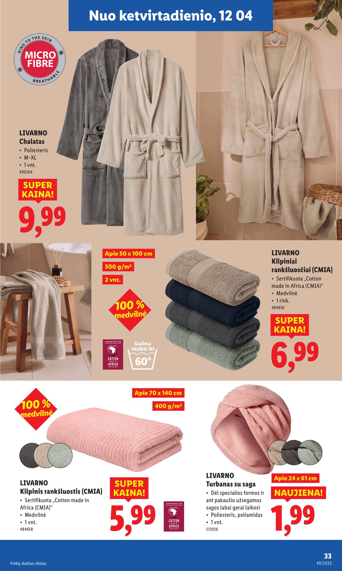 Lidl - LIDL Ne maisto prekių akcijų leidinys 33 puslapis