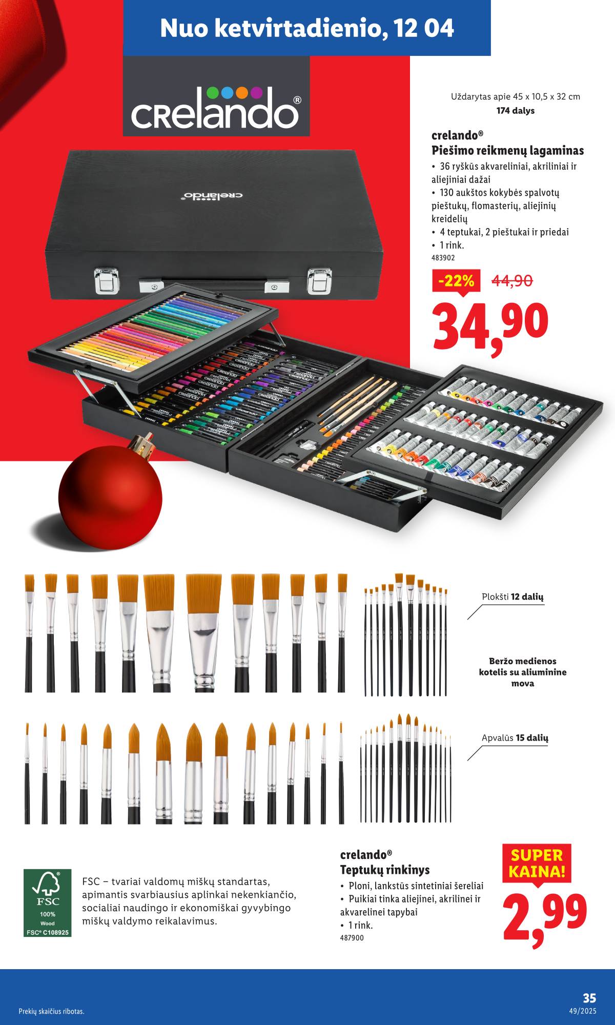 Lidl - LIDL Ne maisto prekių akcijų leidinys 35 puslapis