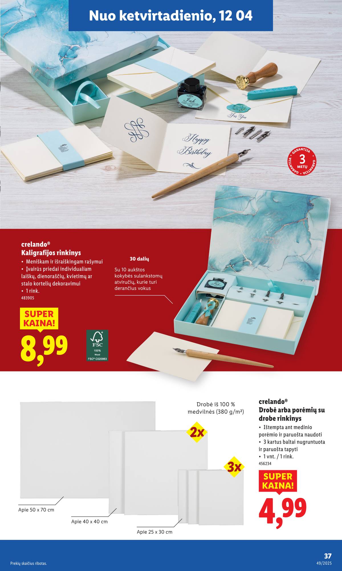 Lidl - LIDL Ne maisto prekių akcijų leidinys 37 puslapis