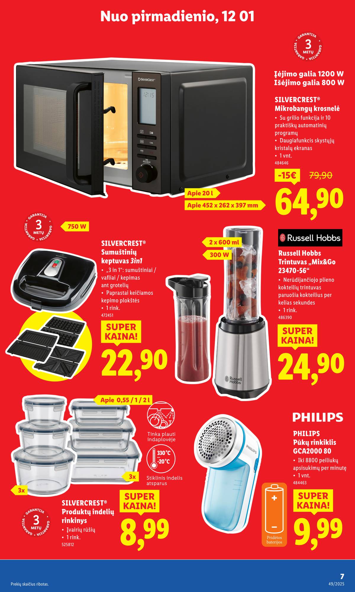 Lidl - LIDL Ne maisto prekių akcijų leidinys 7 puslapis