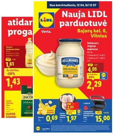 Lidl - Bajorų kel. 6, Vilniuje 2025-12-01 – 2025-12-07