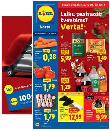 Lidl - LIDL SAVAITĖS Maisto prekių akcijų leidinys 2025-12-08 – 2025-12-14