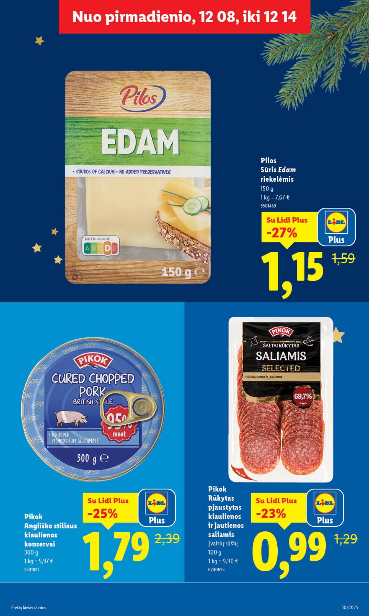 Lidl - LIDL SAVAITĖS Maisto prekių akcijų leidinys 25 puslapis