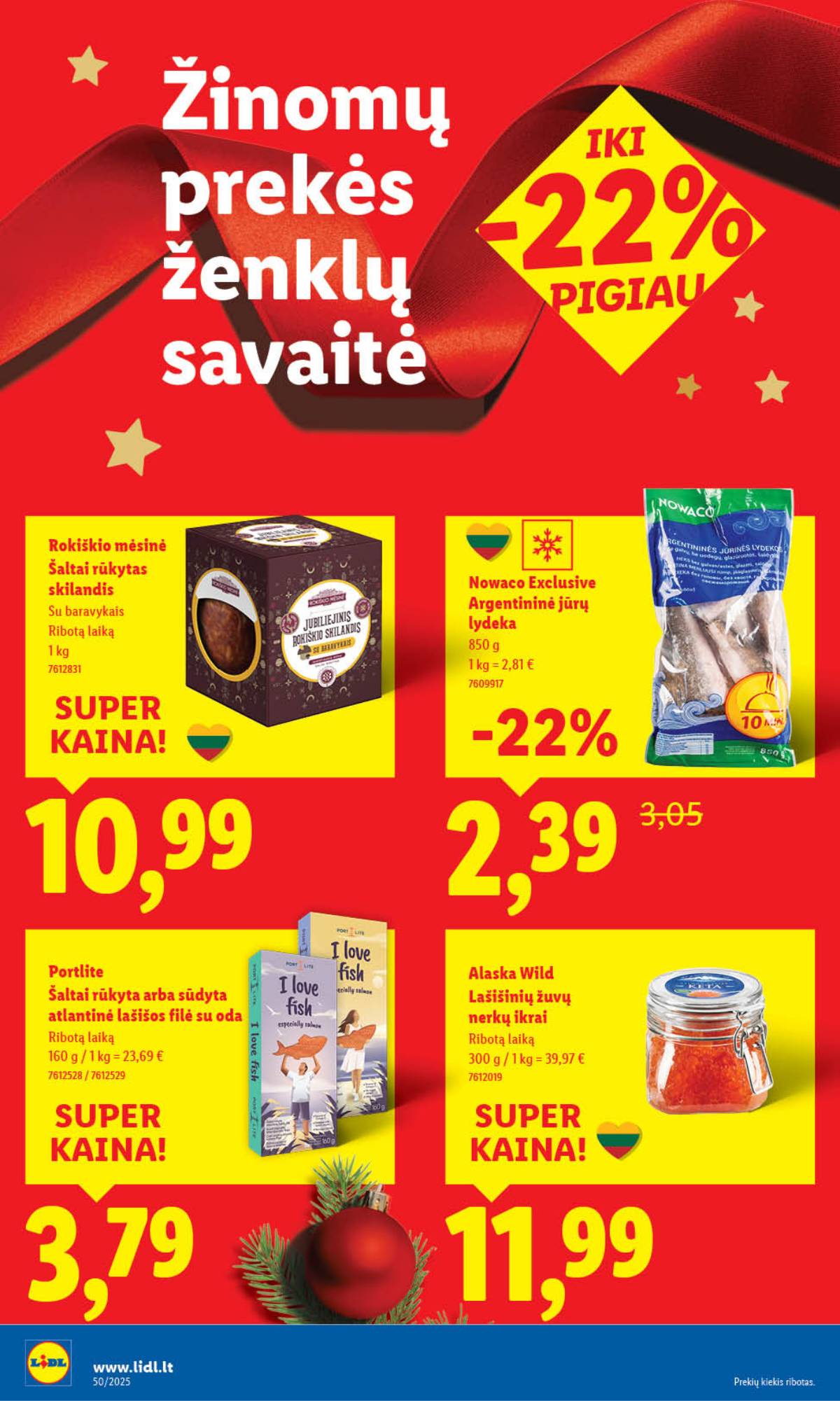 Lidl - LIDL SAVAITĖS Maisto prekių akcijų leidinys 30 puslapis