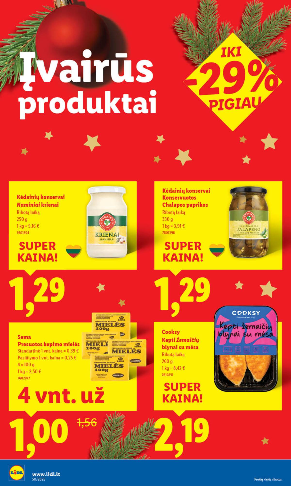 Lidl - LIDL SAVAITĖS Maisto prekių akcijų leidinys 36 puslapis