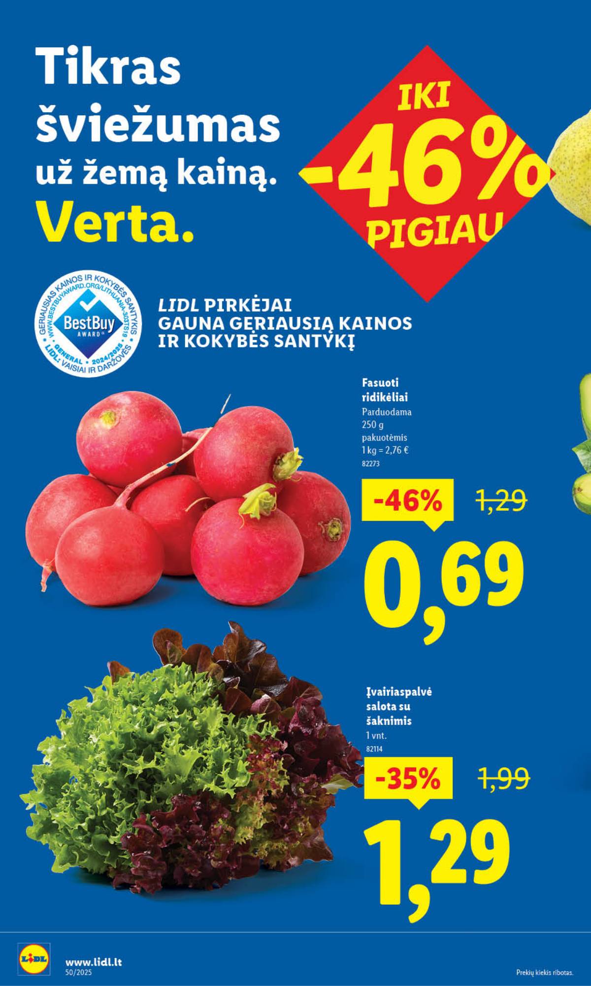Lidl - LIDL SAVAITĖS Maisto prekių akcijų leidinys 4 puslapis