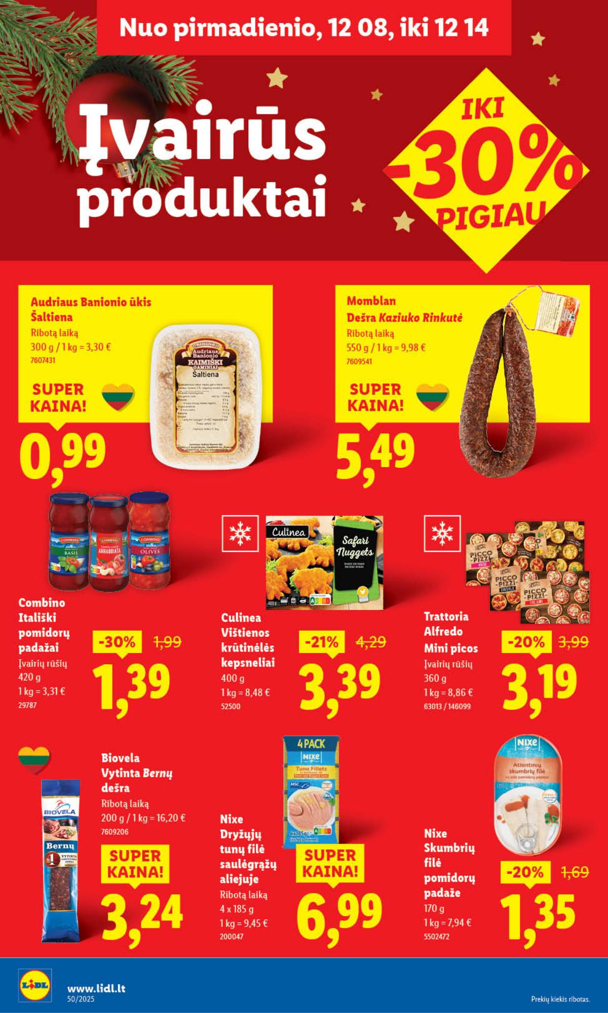 Lidl - LIDL SAVAITĖS Maisto prekių akcijų leidinys 40 puslapis