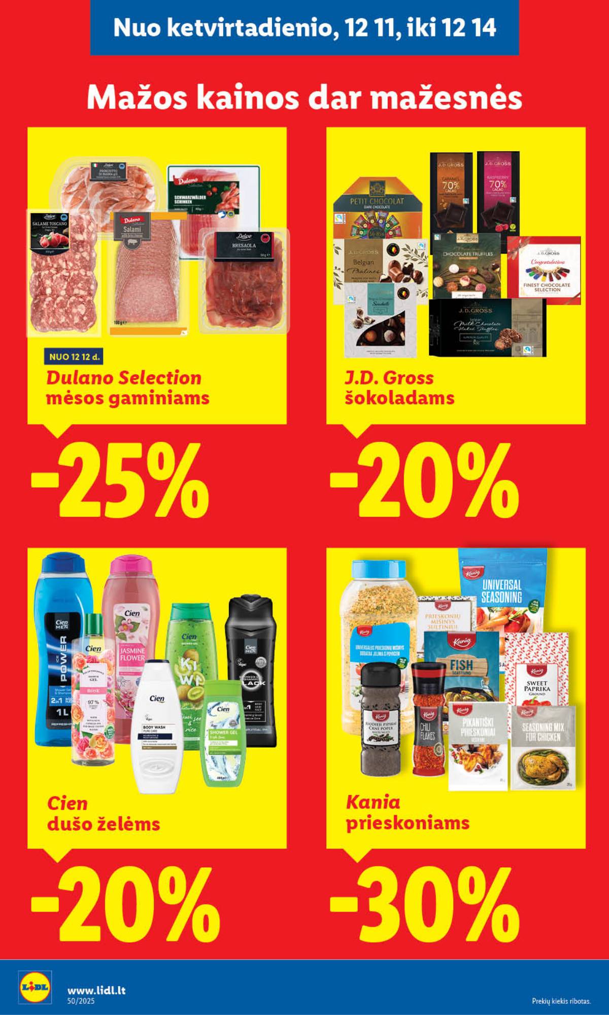 Lidl - LIDL SAVAITĖS Maisto prekių akcijų leidinys 48 puslapis