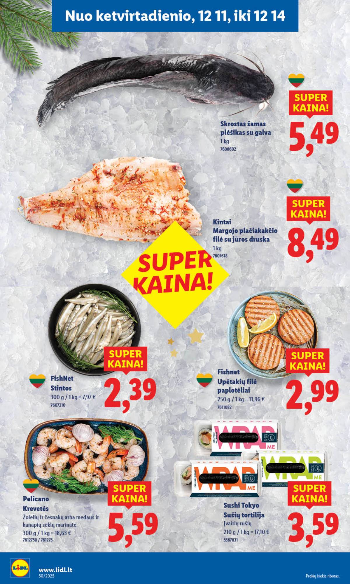 Lidl - LIDL SAVAITĖS Maisto prekių akcijų leidinys 50 puslapis