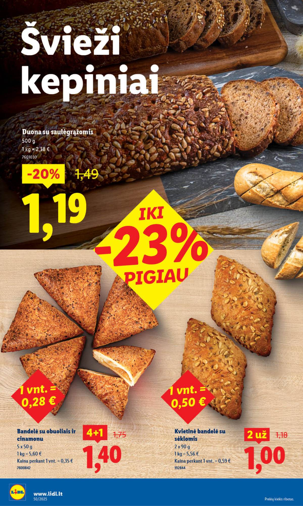 Lidl - LIDL SAVAITĖS Maisto prekių akcijų leidinys 6 puslapis