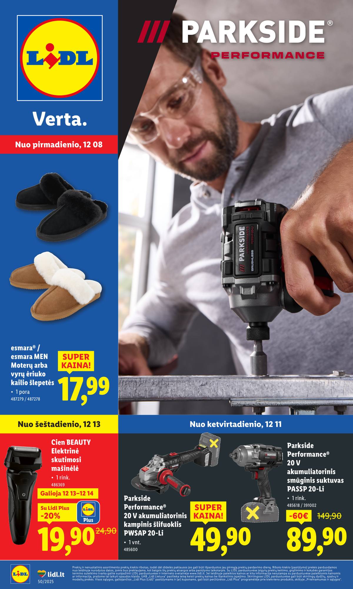 Lidl - LIDL Ne maisto prekių akcijų leidinys 1 puslapis