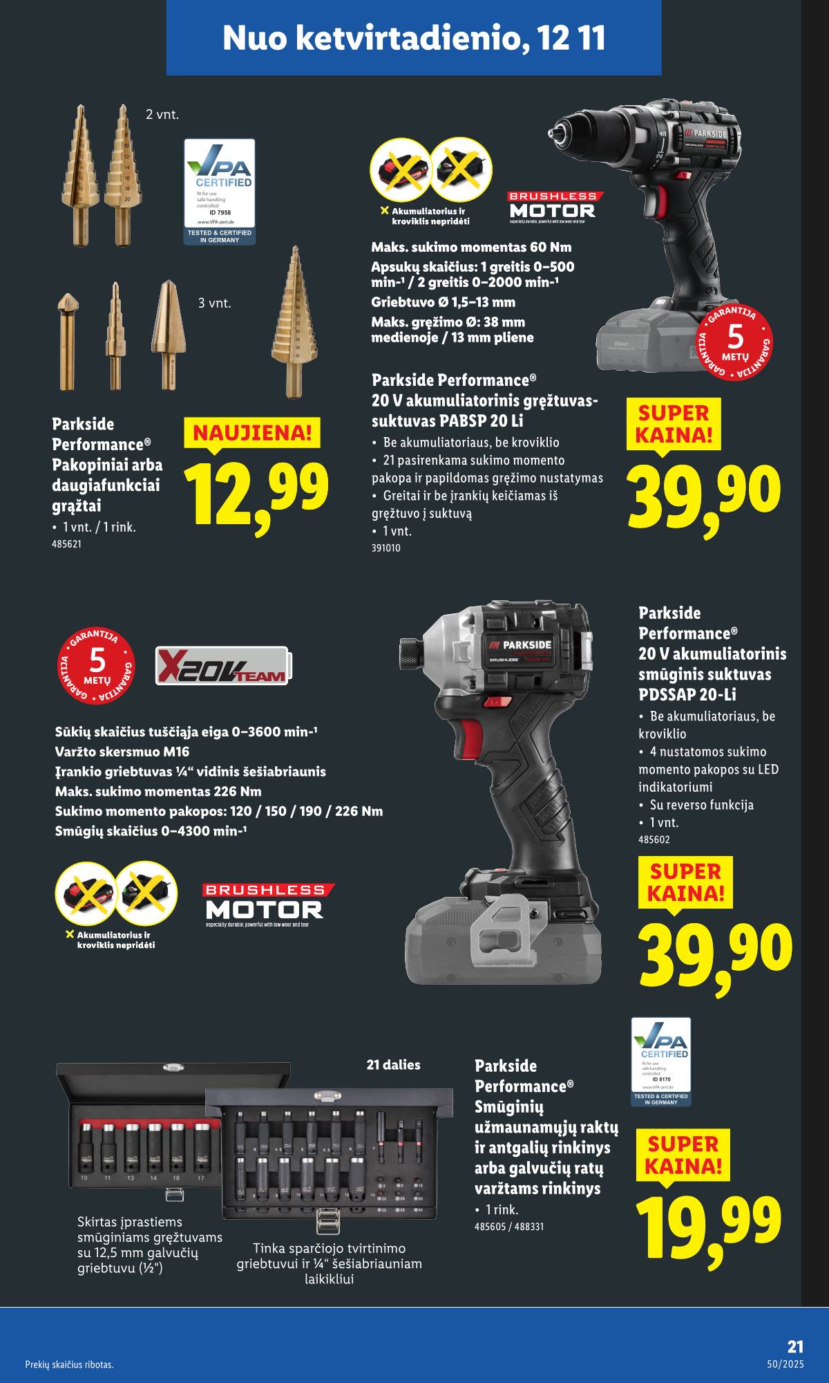 Lidl - LIDL Ne maisto prekių akcijų leidinys 21 puslapis