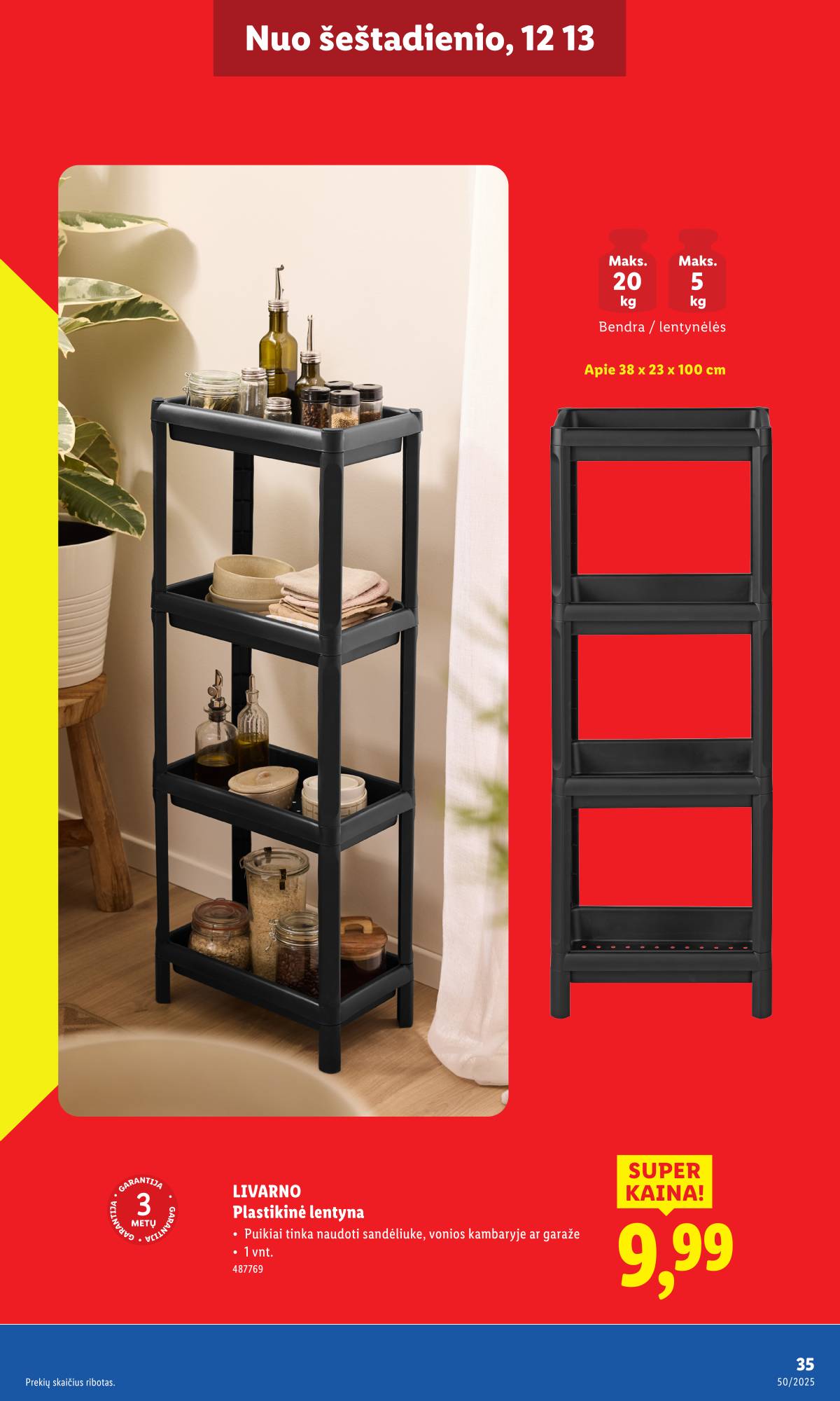 Lidl - LIDL Ne maisto prekių akcijų leidinys 35 puslapis