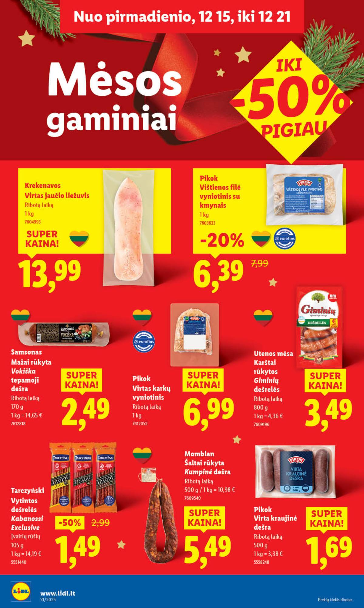 Lidl - LIDL SAVAITĖS Maisto prekių akcijų leidinys 30 puslapis