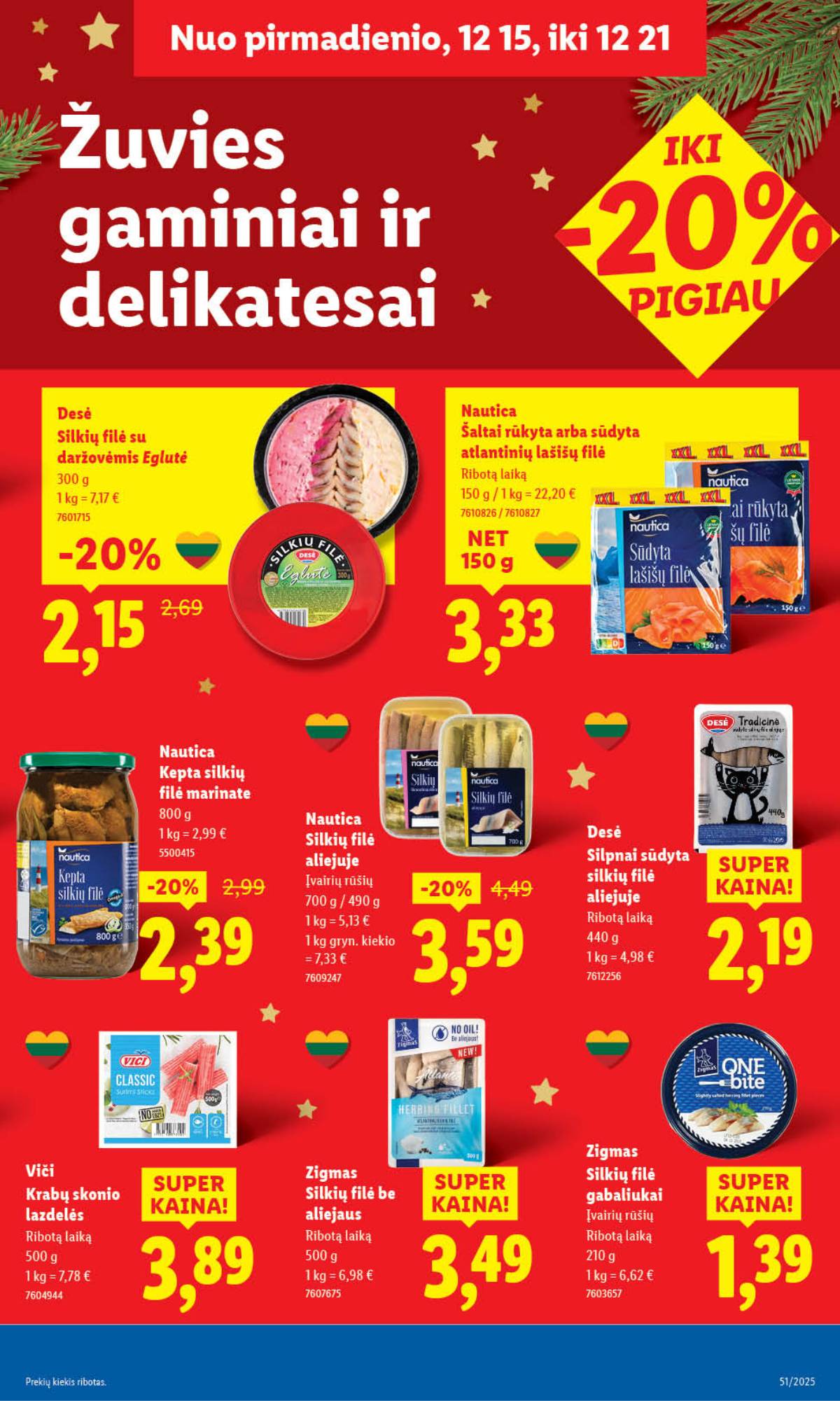 Lidl - LIDL SAVAITĖS Maisto prekių akcijų leidinys 31 puslapis