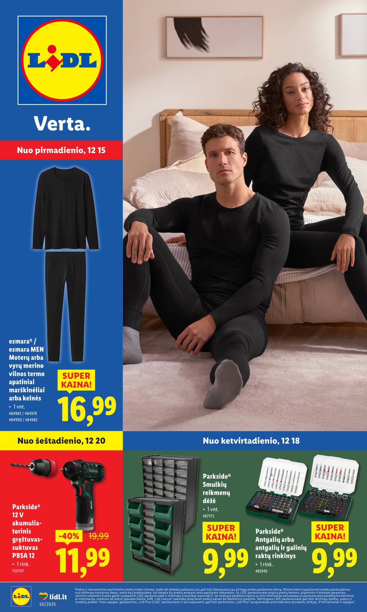 Lidl - LIDL Ne maisto prekių akcijų leidinys 1 puslapis