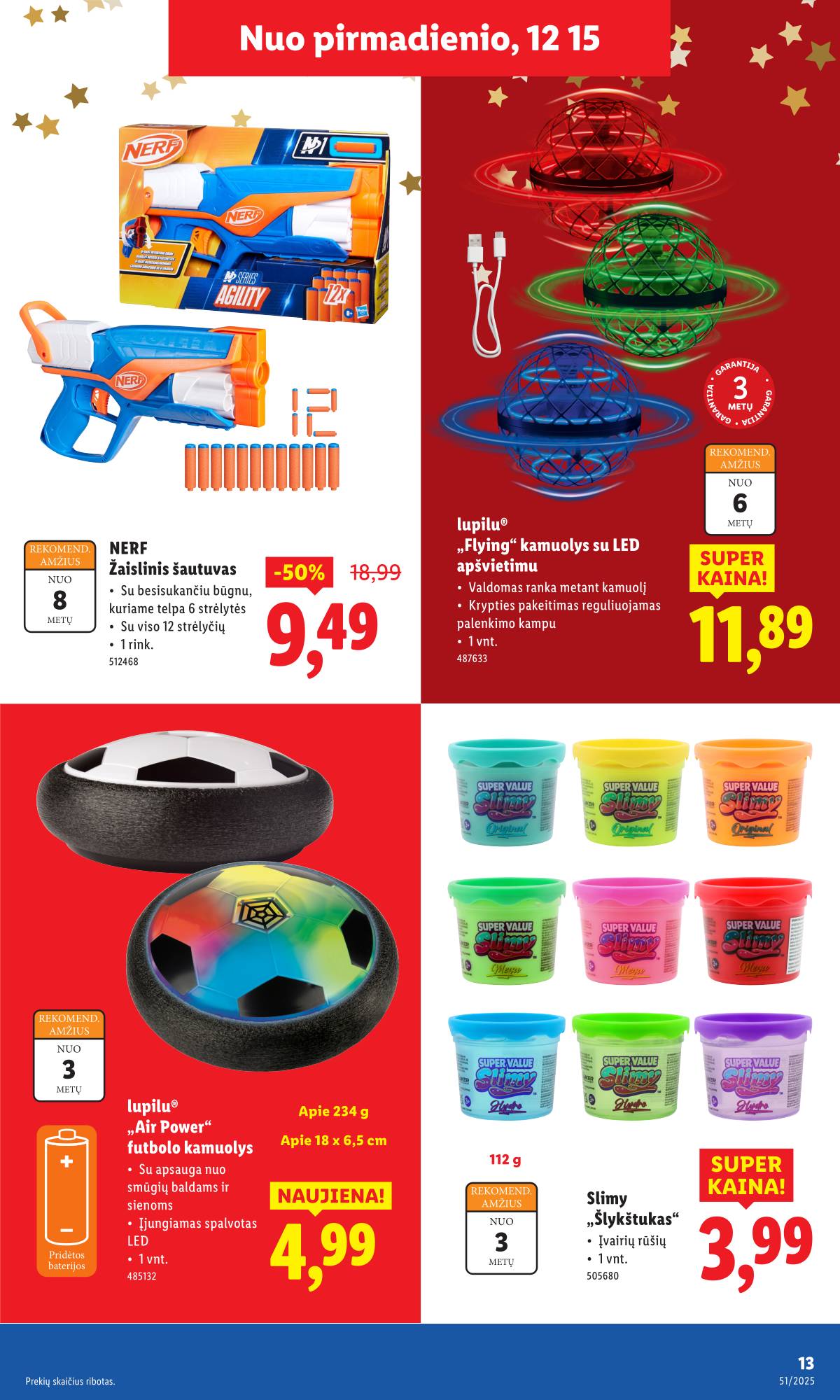 Lidl - LIDL Ne maisto prekių akcijų leidinys 13 puslapis