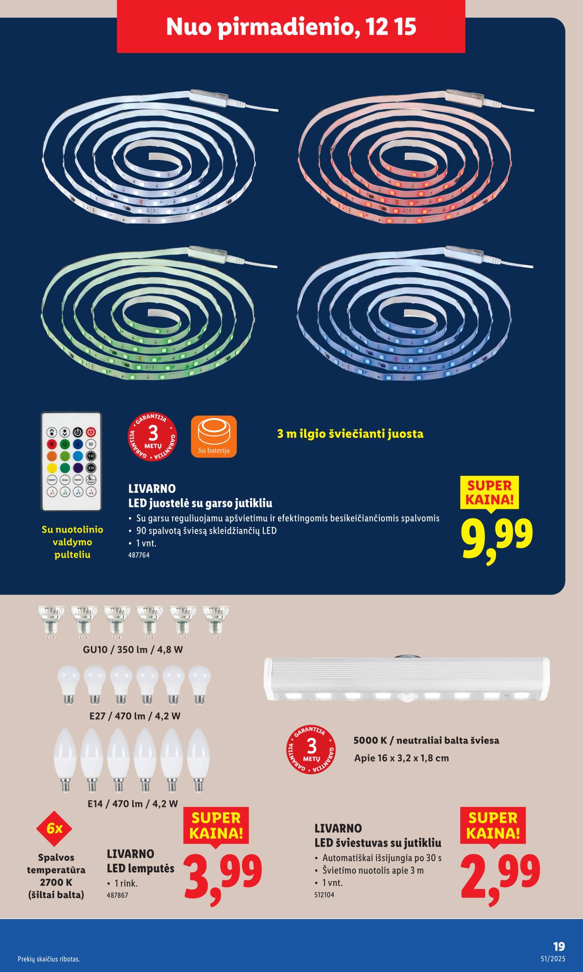 Lidl - LIDL Ne maisto prekių akcijų leidinys 19 puslapis